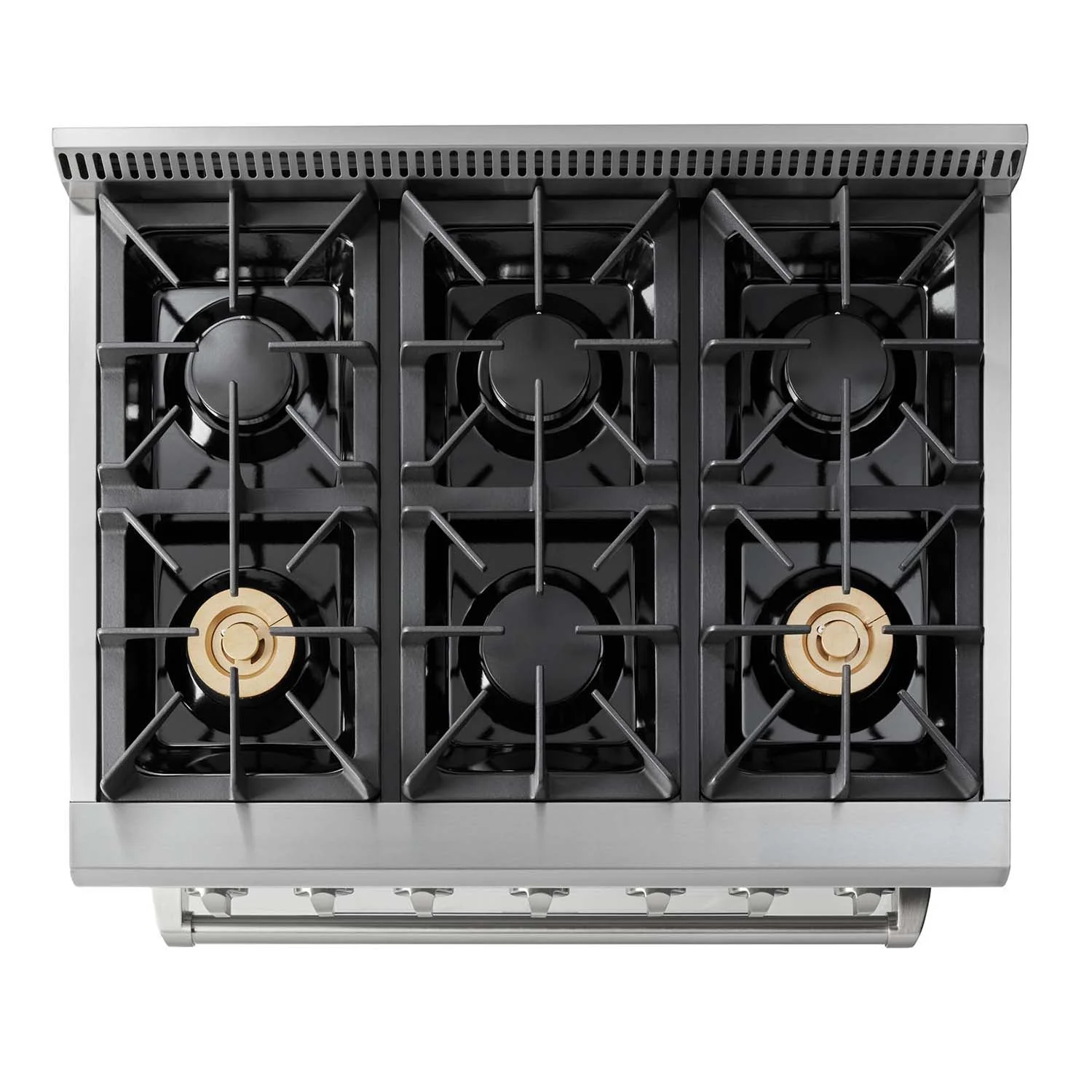 Thor Kitchen 36-Inch 5.2 Cu. Ft. Professional Propane Gas Range with in Stainless Steel (HRG3618ULP) - Image 6