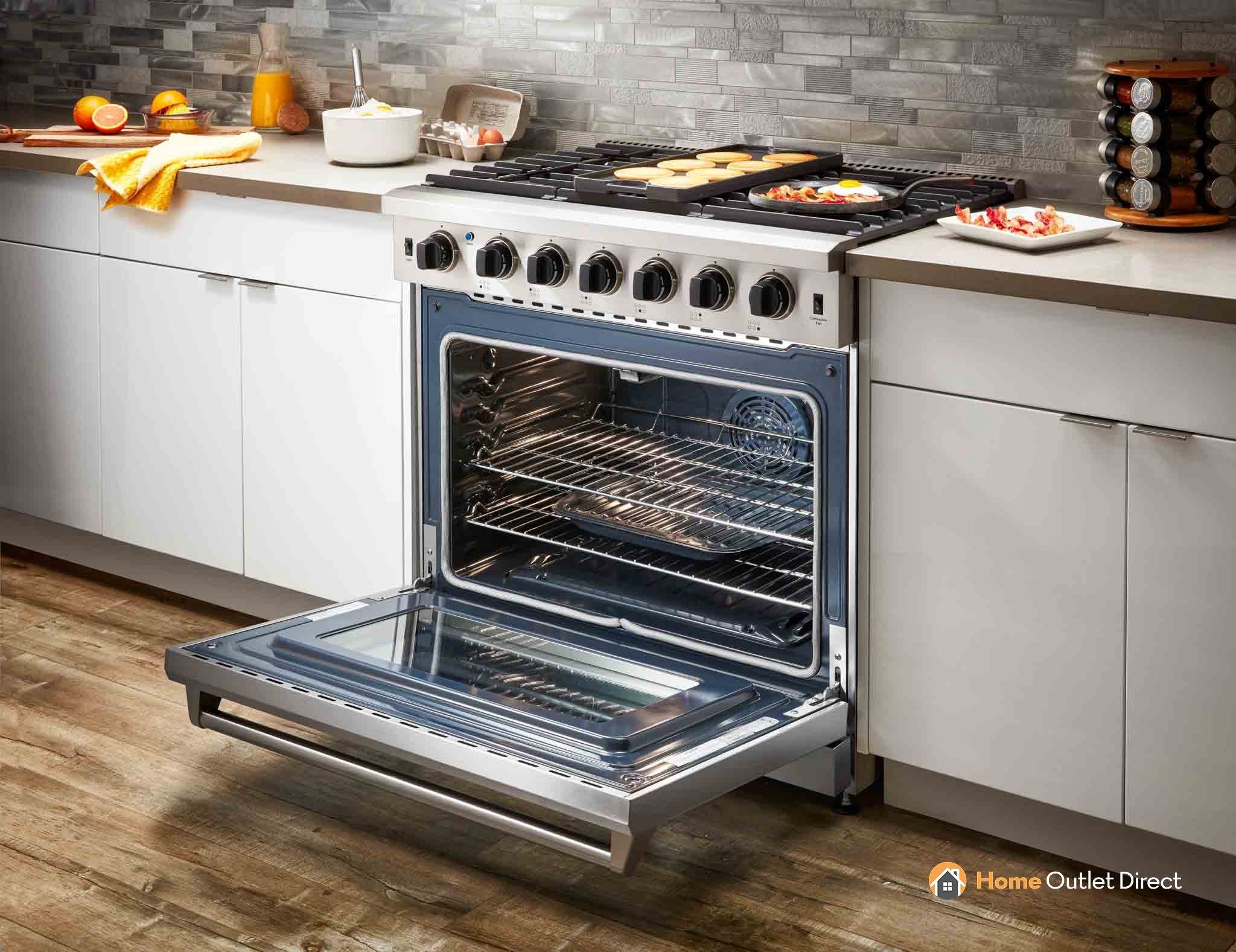 Thor Kitchen 36-Inch Propane Gas Range with 6.0 Cu. Ft. Oven in Stainless Steel (LRG3601ULP) - Image 11