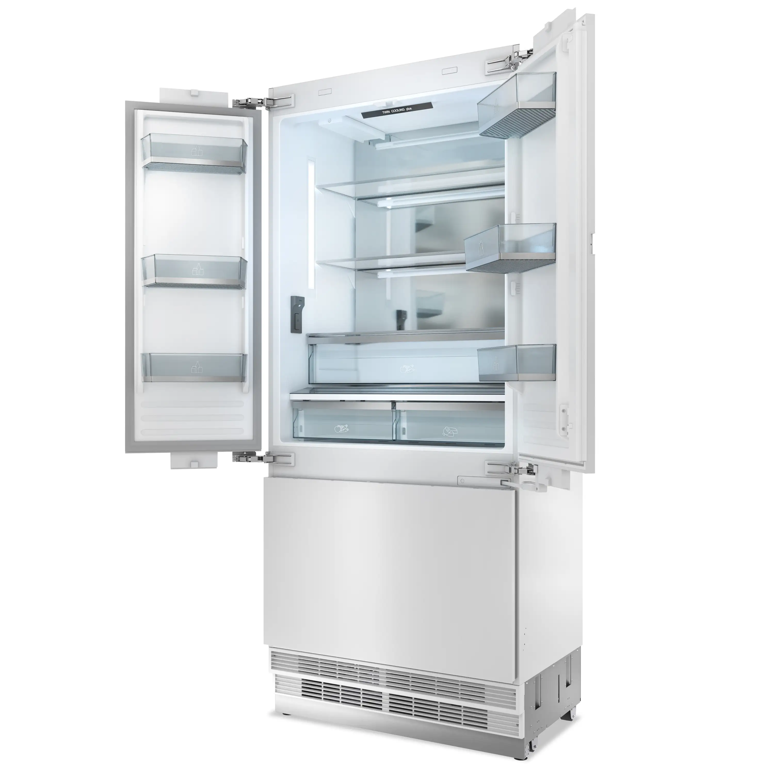 Thor Kitchen X-Series 36-Inch 19.6 Cu. Ft. Panel Ready Refrigerator with Bottom Freezer, Internal Water Dispenser and Ice Maker (XRF3619BFP) - Image 7