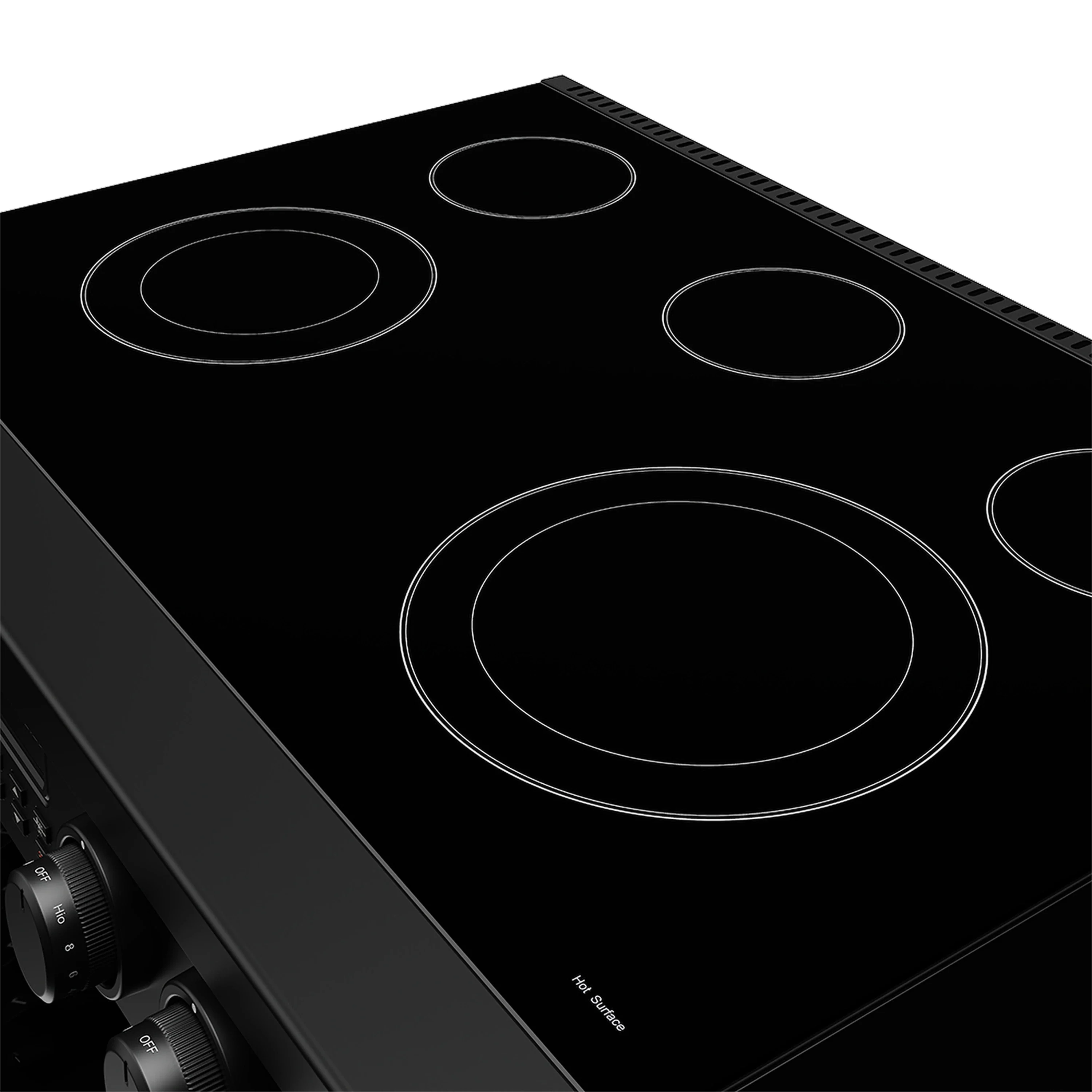 Thor Kitchen 36-Inch Electric Range with 6.0 cu. ft. Convection Oven in Black (ARE36B) - Image 3