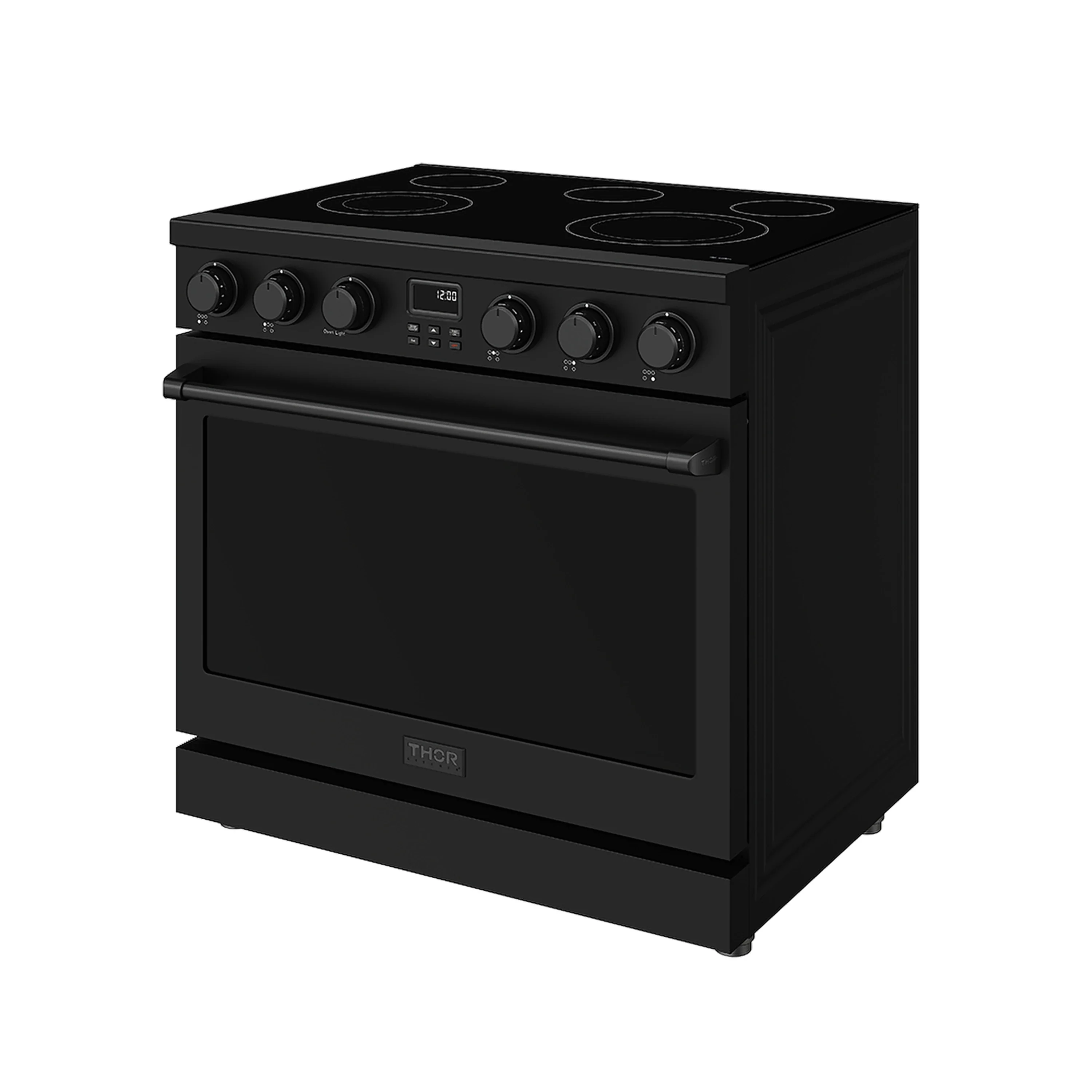 Thor Kitchen 36-Inch Electric Range with 6.0 cu. ft. Convection Oven in Black (ARE36B) - Image 5