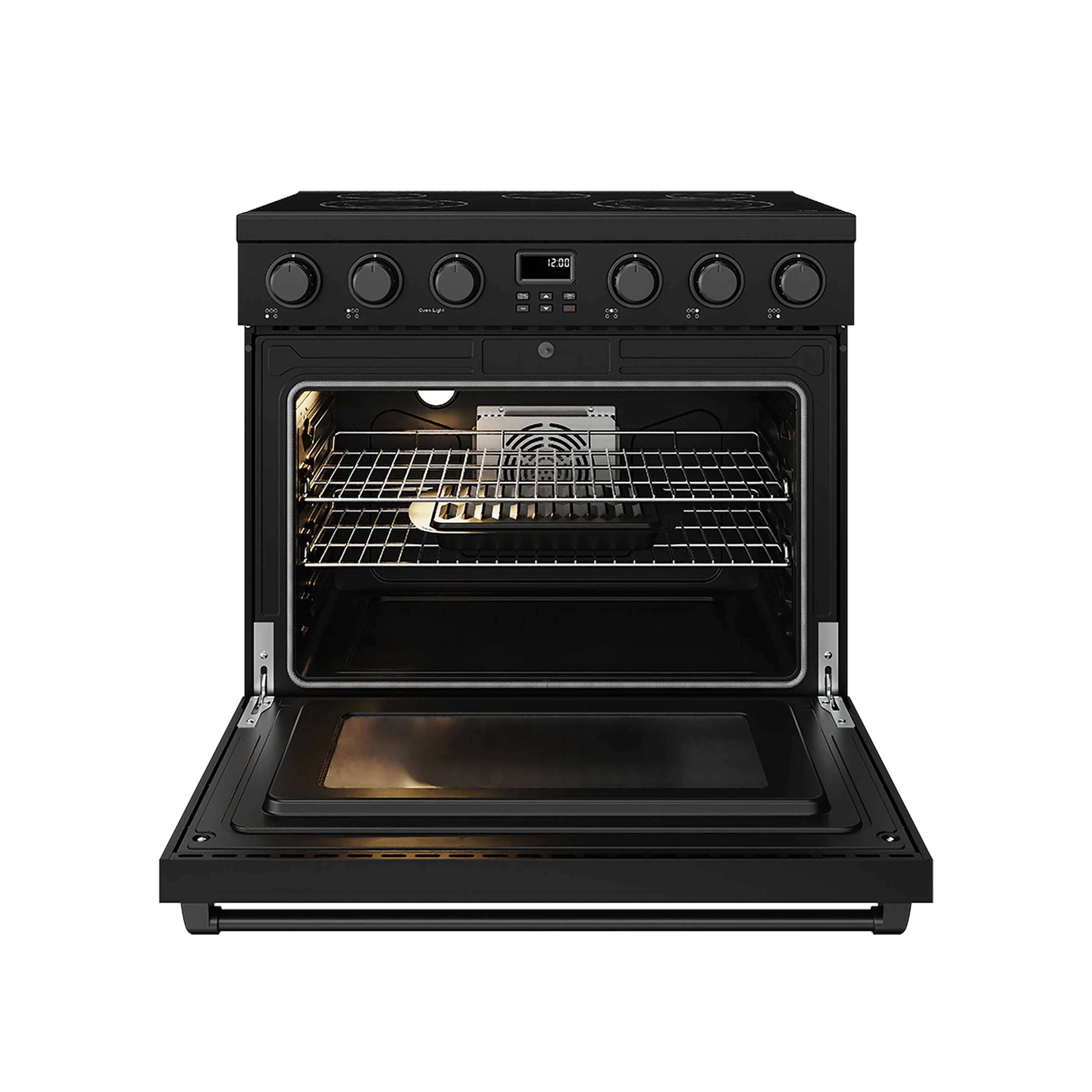Thor Kitchen 36-Inch Electric Range with 6.0 cu. ft. Convection Oven in Black (ARE36B) - Image 6