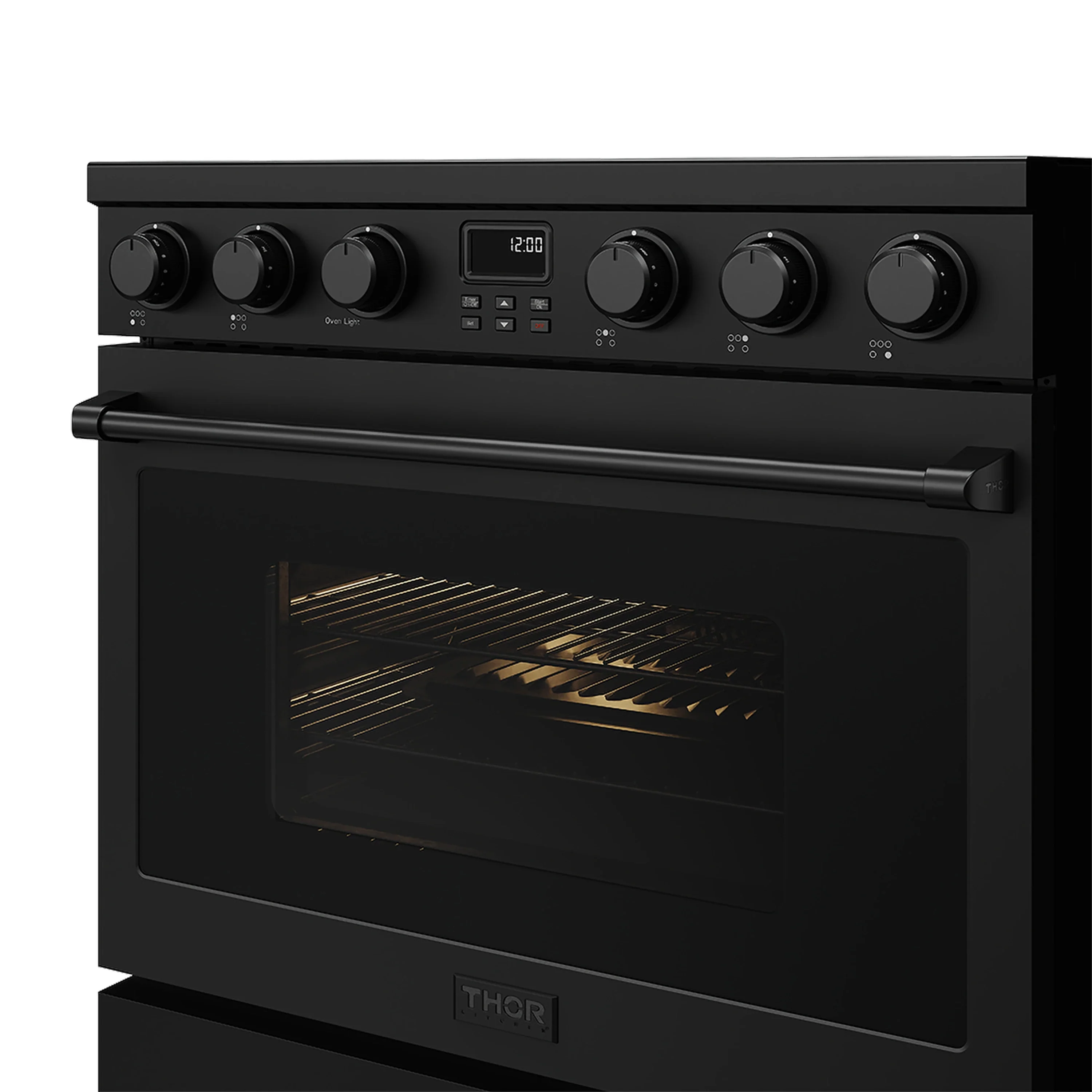 Thor Kitchen 36-Inch Electric Range with 6.0 cu. ft. Convection Oven in Black (ARE36B) - Image 9