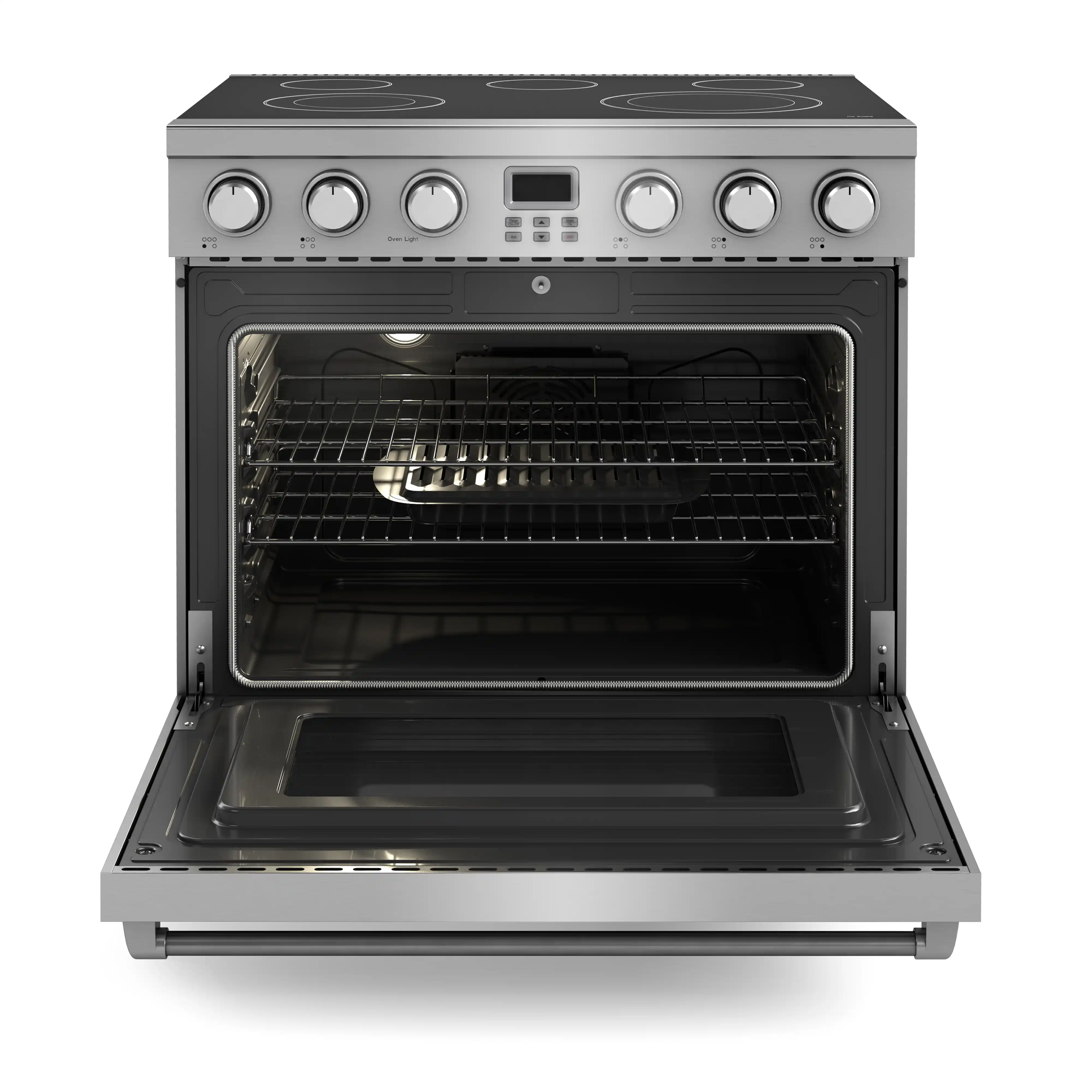 Thor Kitchen 36-Inch Electric Range with 6.0 cu. ft. Convection Oven in Stainless Steel (ARE36) - Image 6
