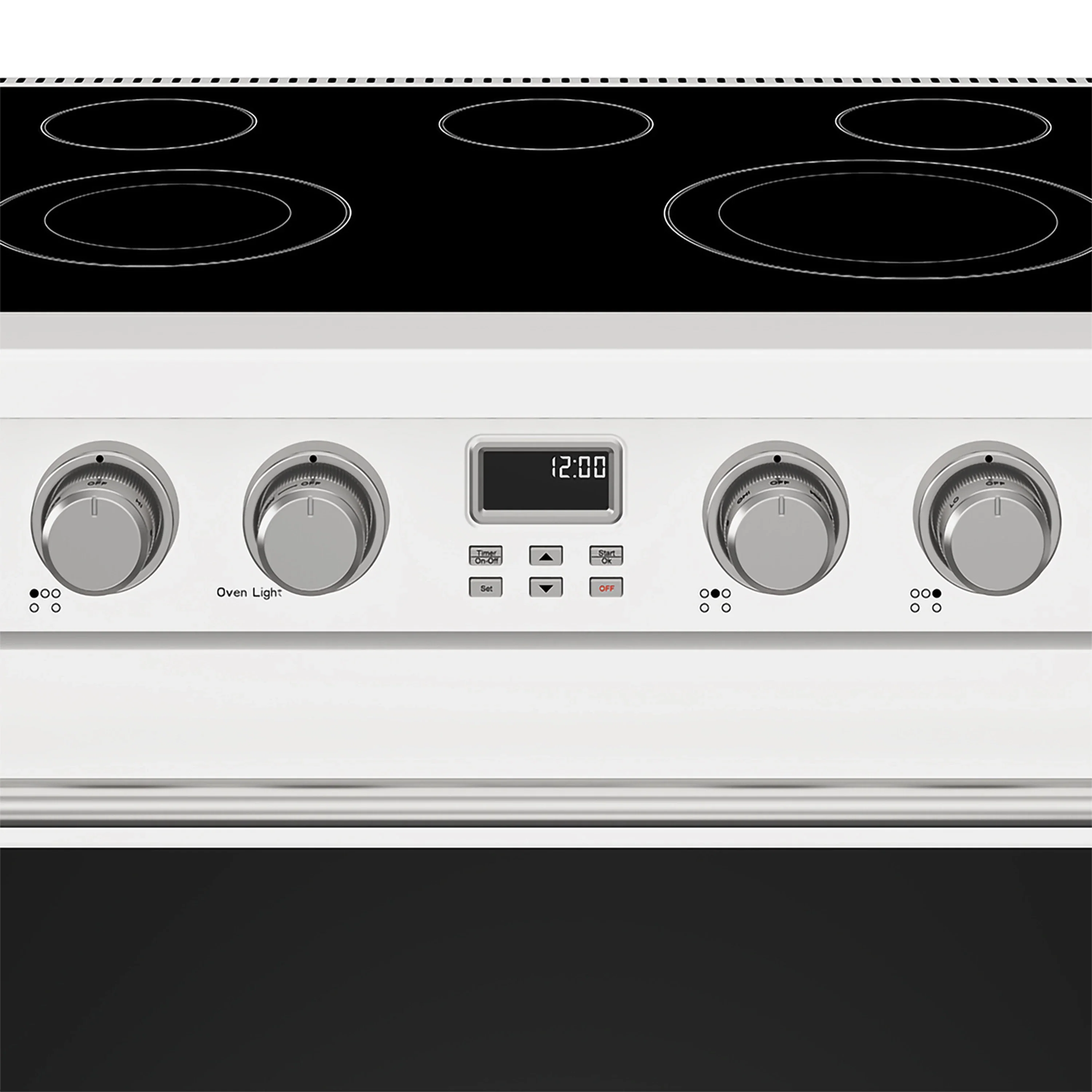 Thor Kitchen 36-Inch Electric Range with 6.0 cu. ft. Convection Oven in White (ARE36W) - Image 12
