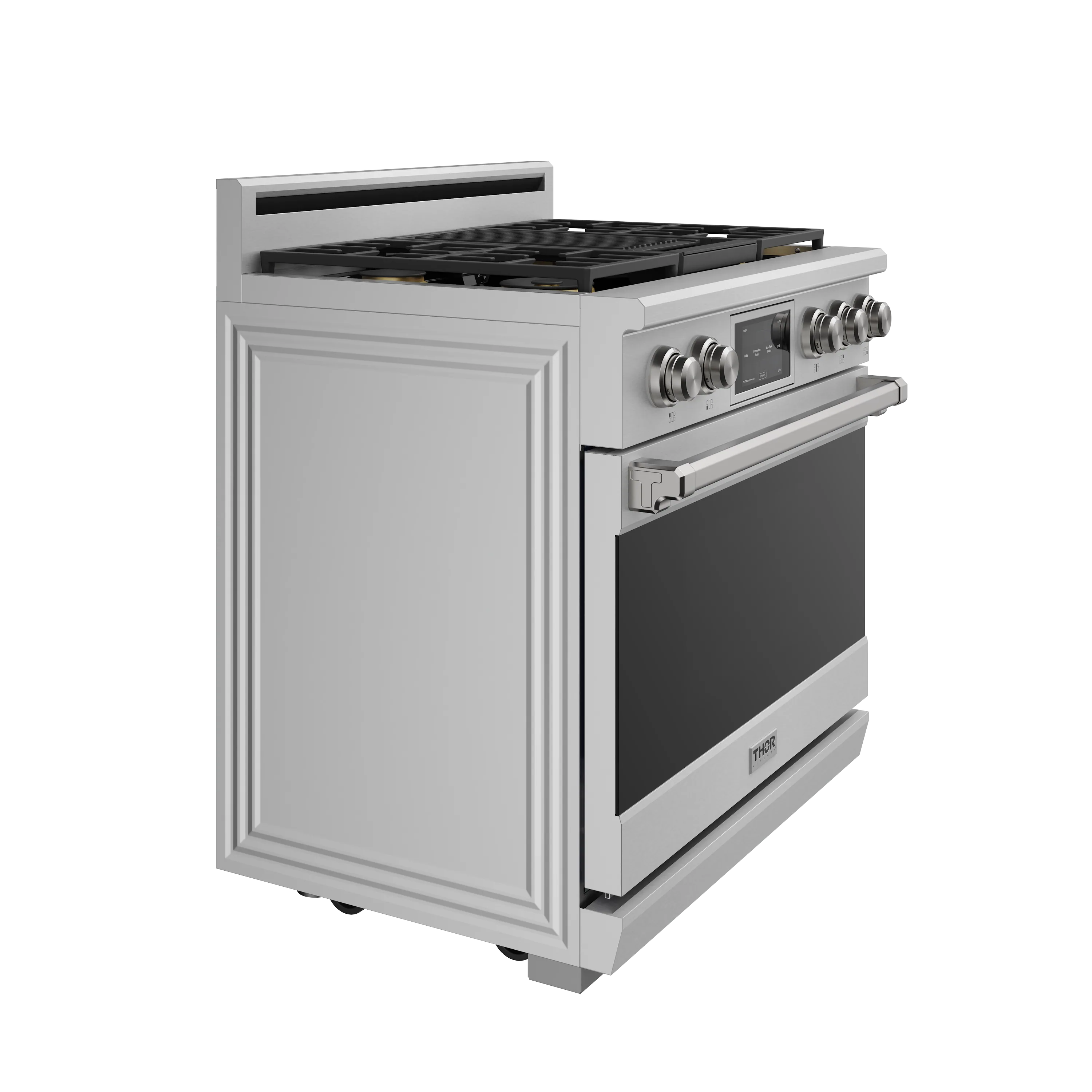 Thor Kitchen 36-Inch Professional Dual Fuel Range with Natural Gas Cooktop and Electric Oven in Stainless Steel (XRD36E) - Image 5