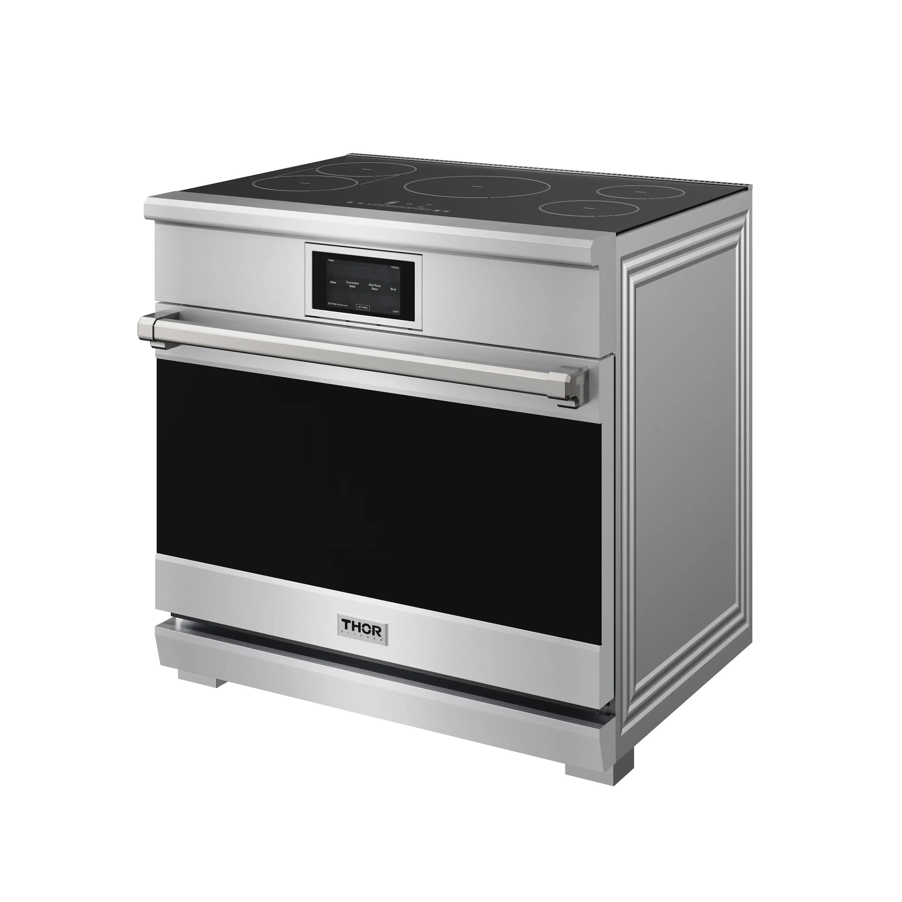 Thor Kitchen 36-Inch Professional Induction Range in Stainless Steel (XRI36E) - Image 4