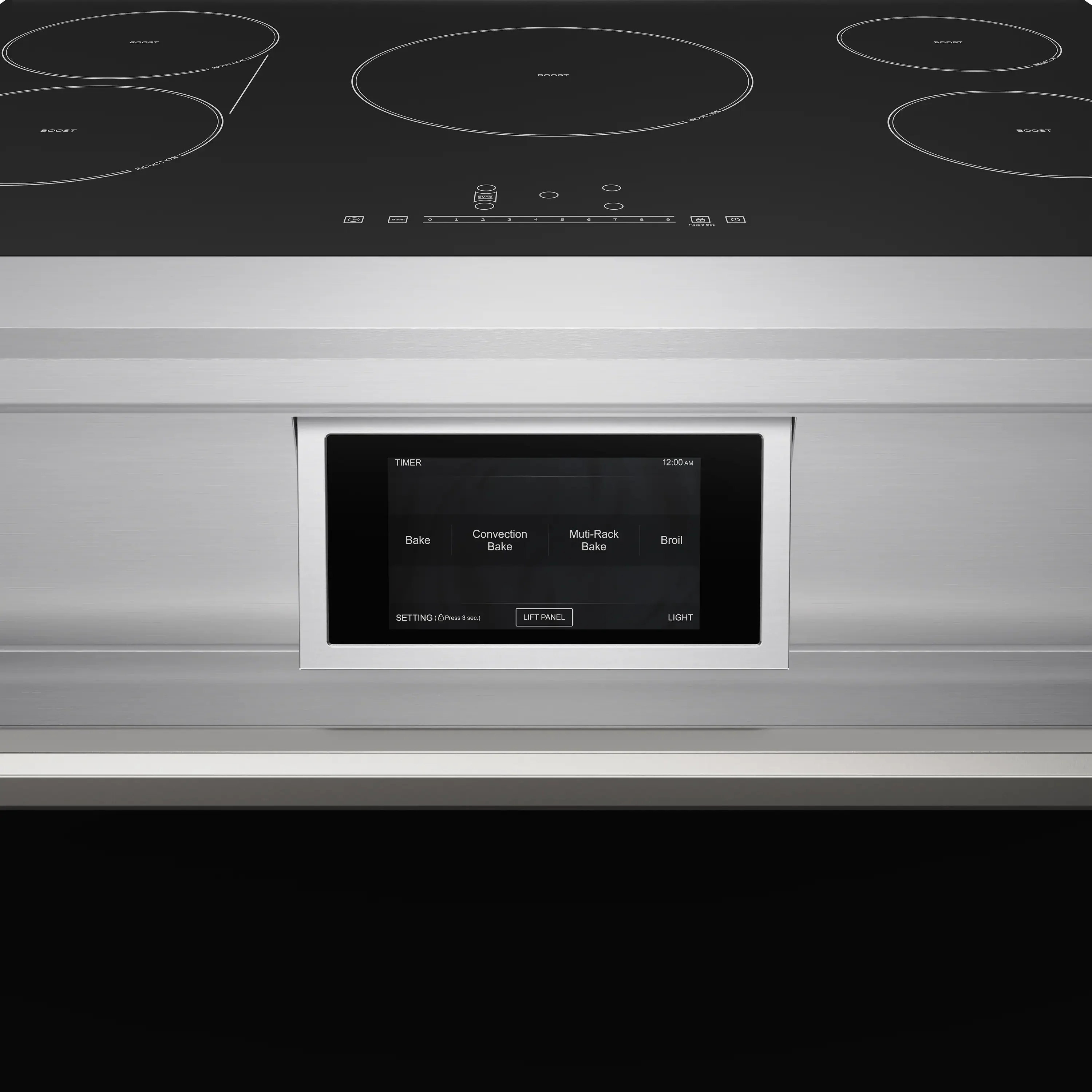 Thor Kitchen 36-Inch Professional Induction Range in Stainless Steel (XRI36E) - Image 9