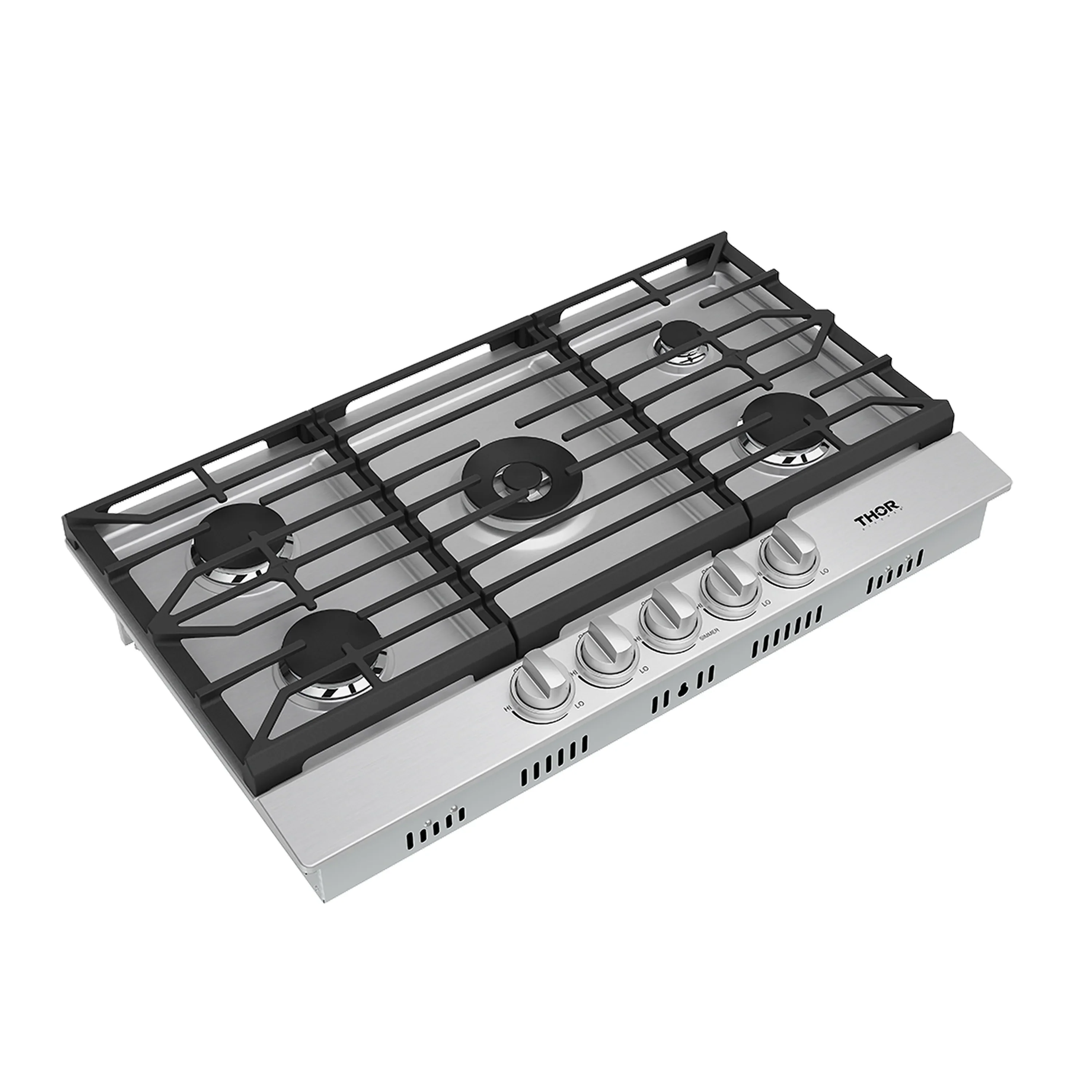 Thor Kitchen 36-Inch Professional Natural Gas Cooktop with Stainless Steel Knobs (TGC36F) - Image 11