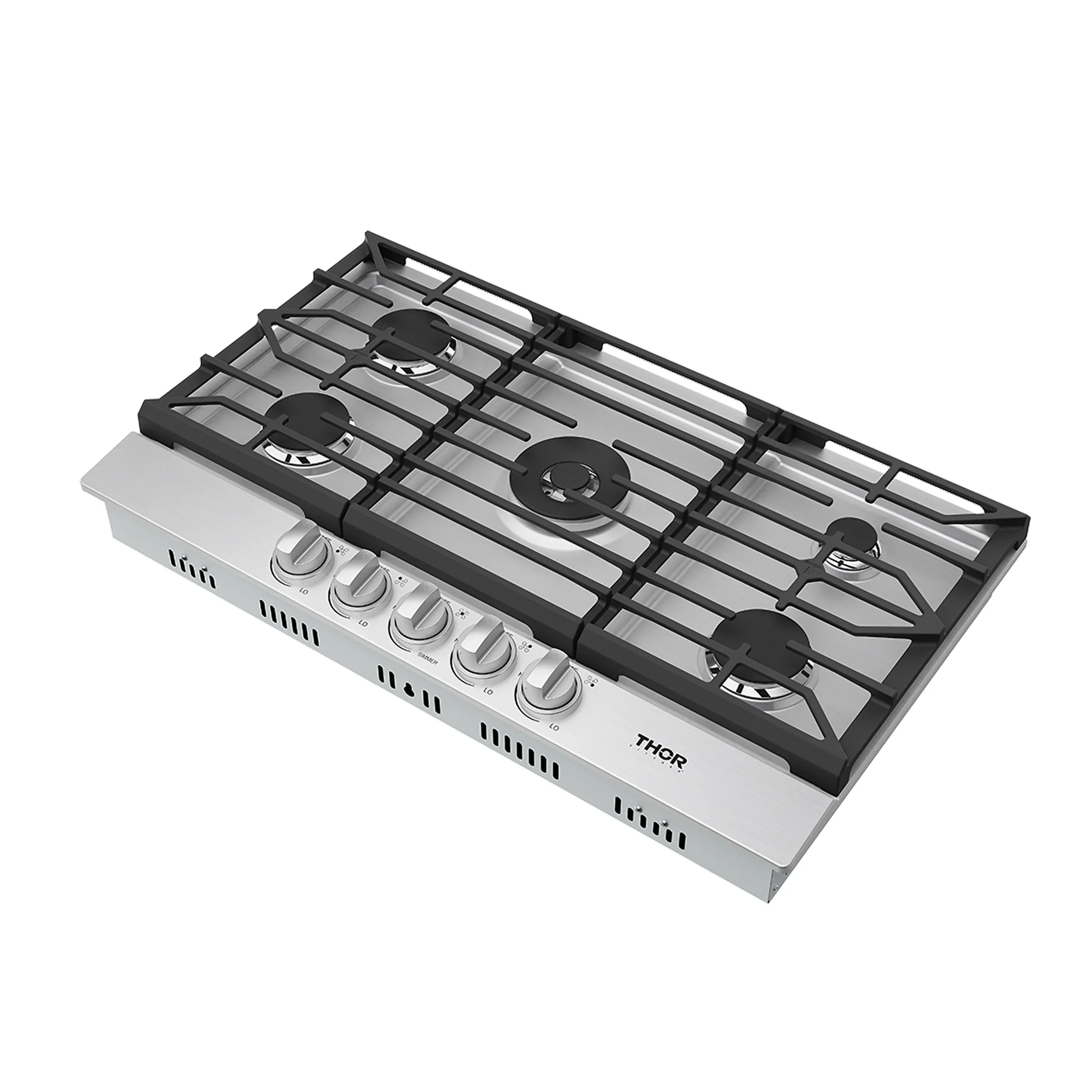 Thor Kitchen 36-Inch Professional Natural Gas Cooktop with Stainless Steel Knobs (TGC36F) - Image 13