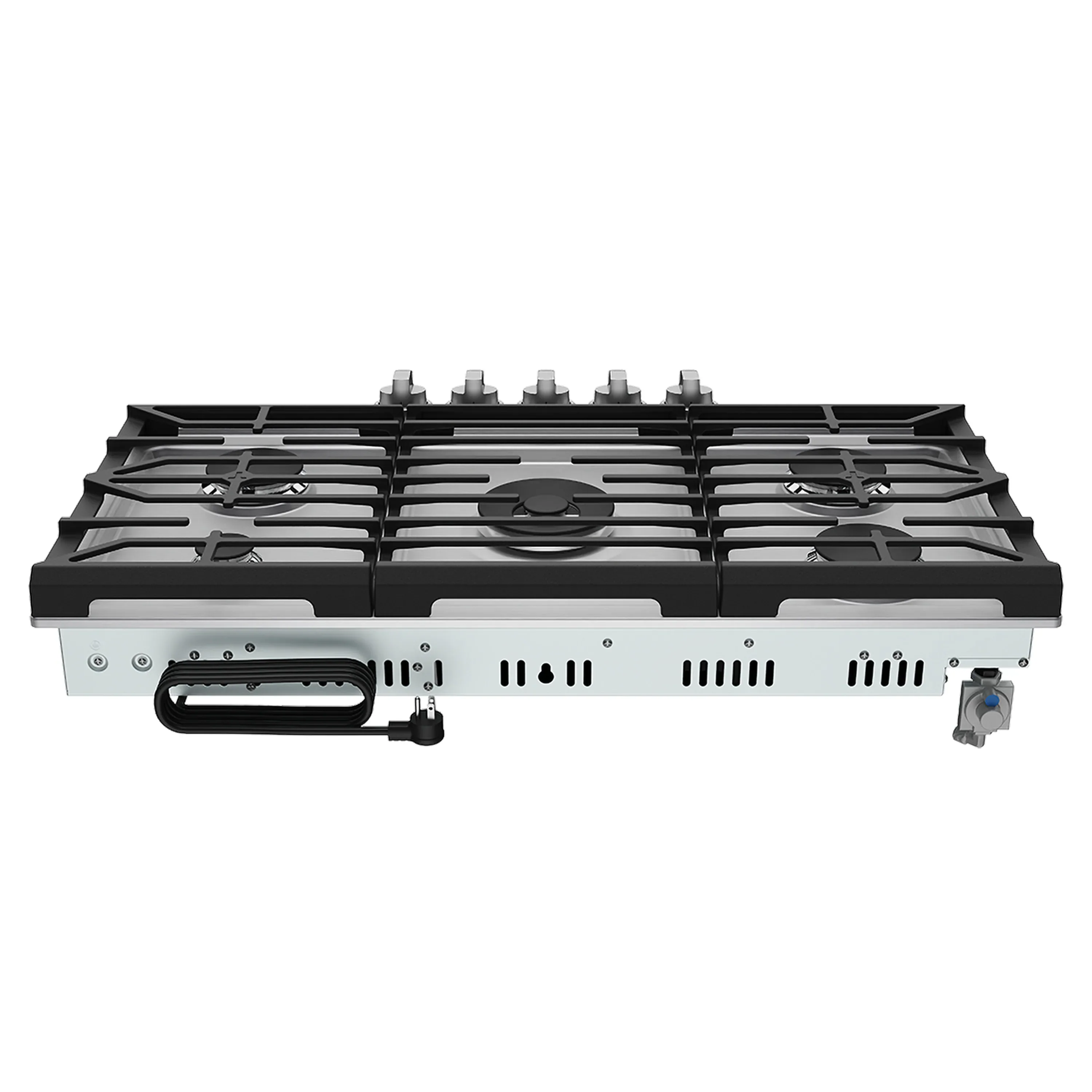 Thor Kitchen 36-Inch Professional Natural Gas Cooktop with Stainless Steel Knobs (TGC36F) - Image 5