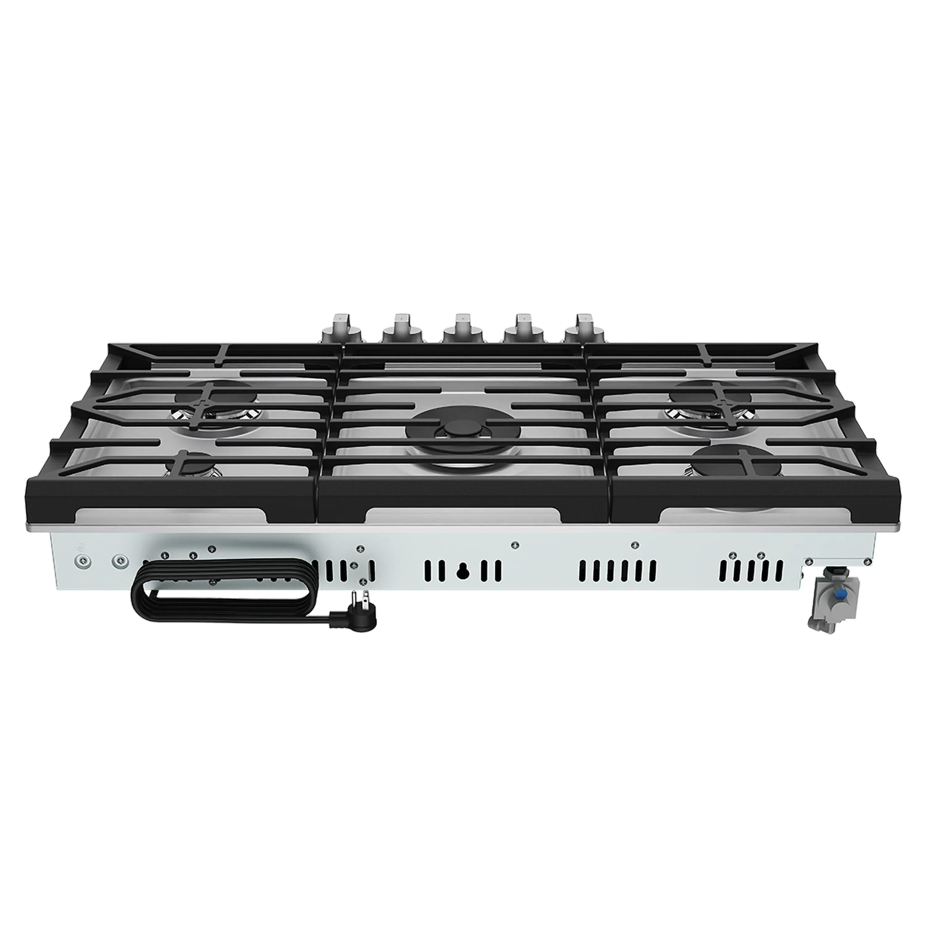 Thor Kitchen 36-Inch Professional Natural Gas Cooktop with Stainless Steel Knobs (TGC36F) - Image 6