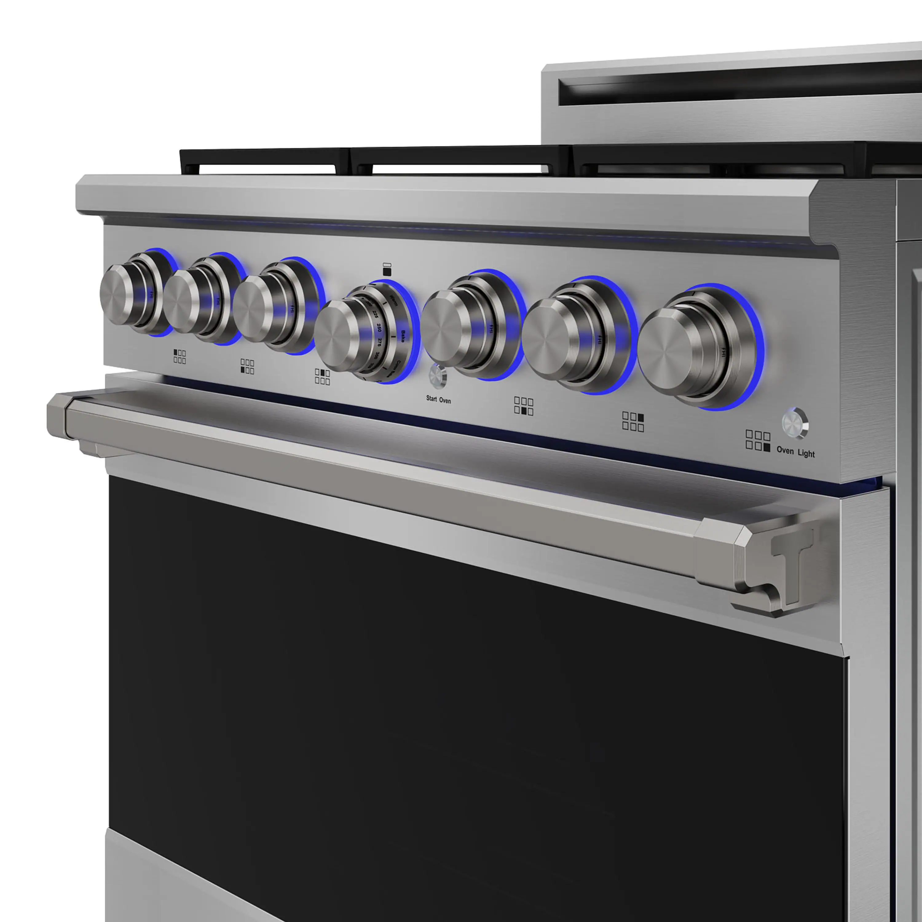 Thor Kitchen 36-Inch Professional Propane Gas Range with in Stainless Steel (XRG36ELP) - Image 5