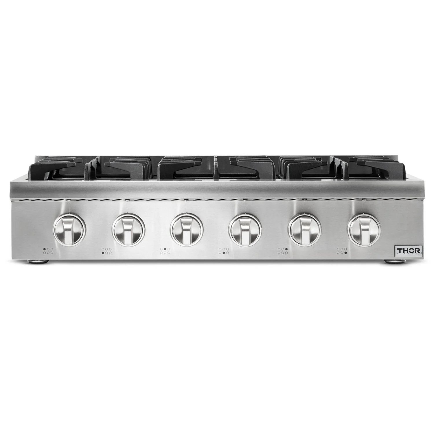 Thor Kitchen 36-Inch Propane Gas Cooktop in Stainless Steel with 6 Burners (HRT3618ULP) - Image 2
