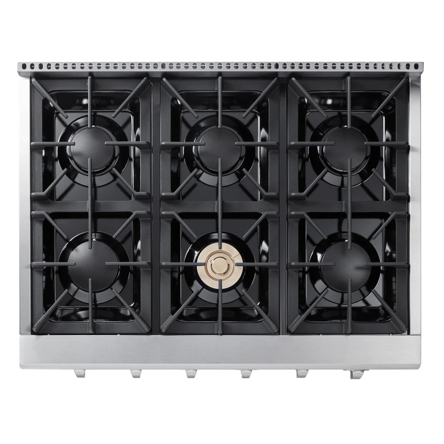 Thor Kitchen 36-Inch Propane Gas Cooktop in Stainless Steel with 6 Burners (HRT3618ULP) - Image 3