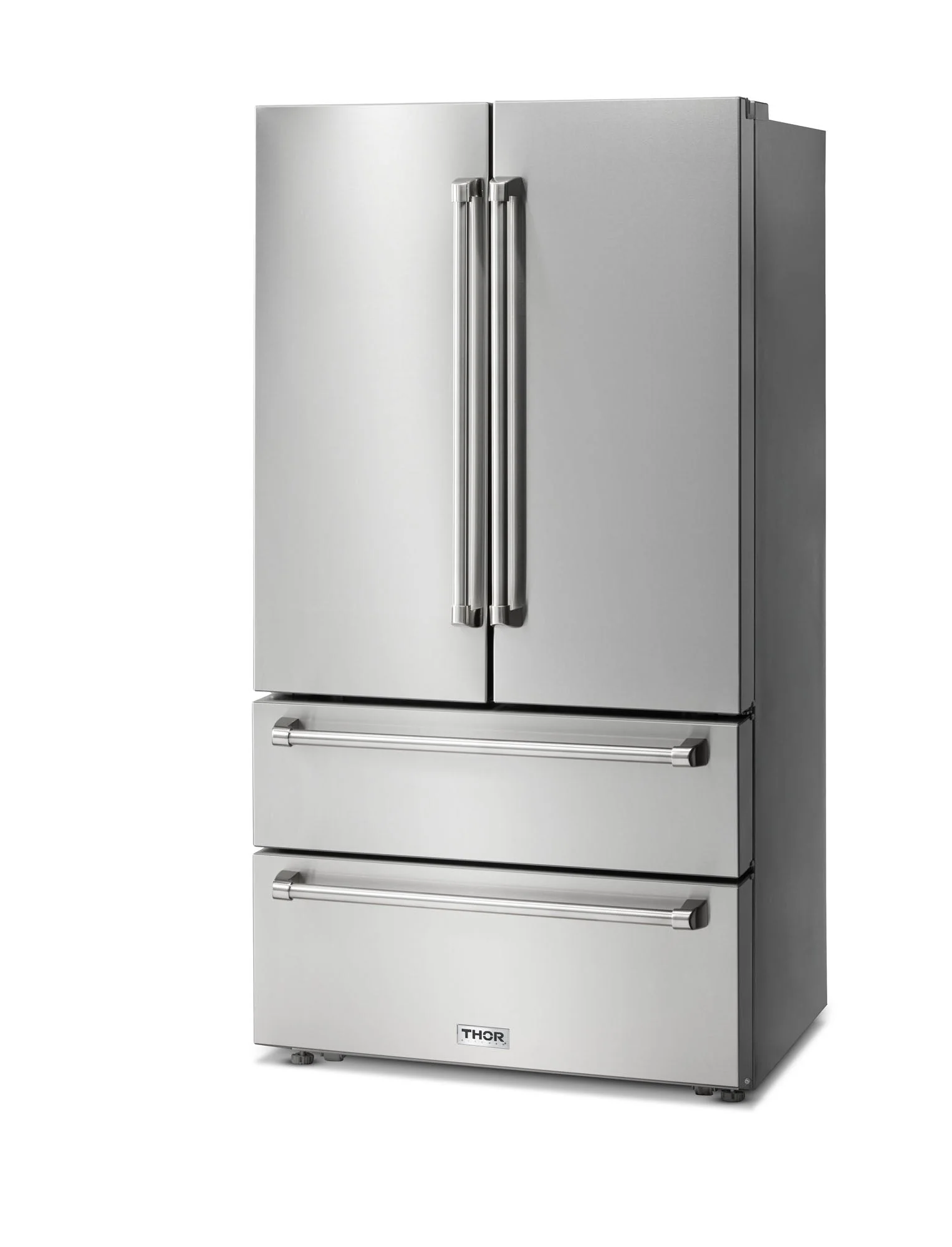 Thor Kitchen A-Series 4-Piece Appliance Package - 48-Inch Gas Range, Pro-Style Wall Mount Range Hood, Refrigerator, and Dishwasher in Stainless Steel - Image 23