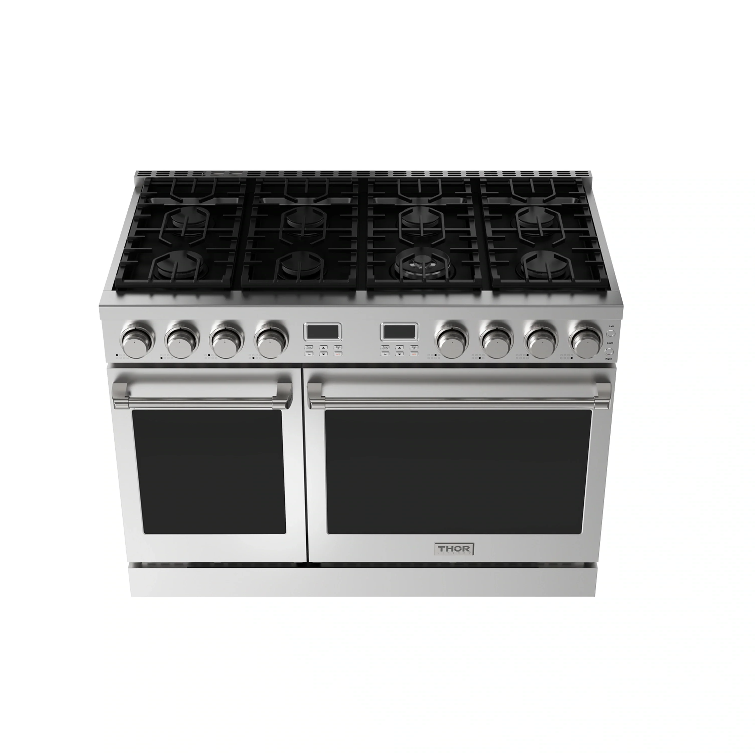 Thor Kitchen A-Series 4-Piece Appliance Package - 48-Inch Gas Range, Refrigerator, Dishwasher, and Microwave in Stainless Steel - Image 7