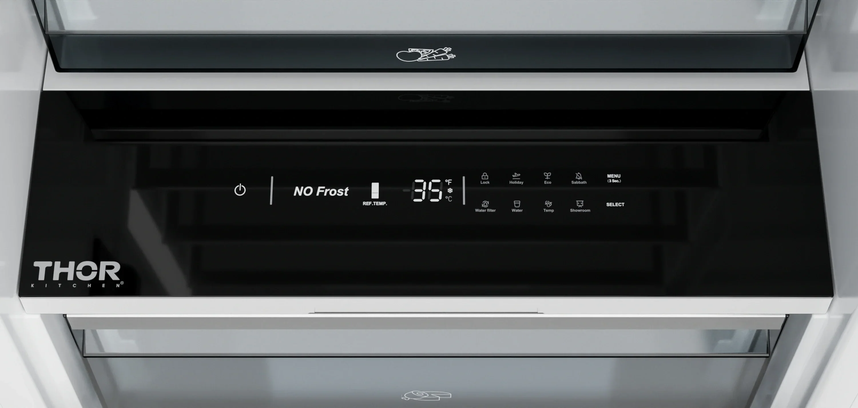 Thor Kitchen X-Series 48-Inch Built-In Column 12.5 Cu. Ft. Refrigerator and 12.4 Cu. Ft. Freezer in Panel Ready - Image 6