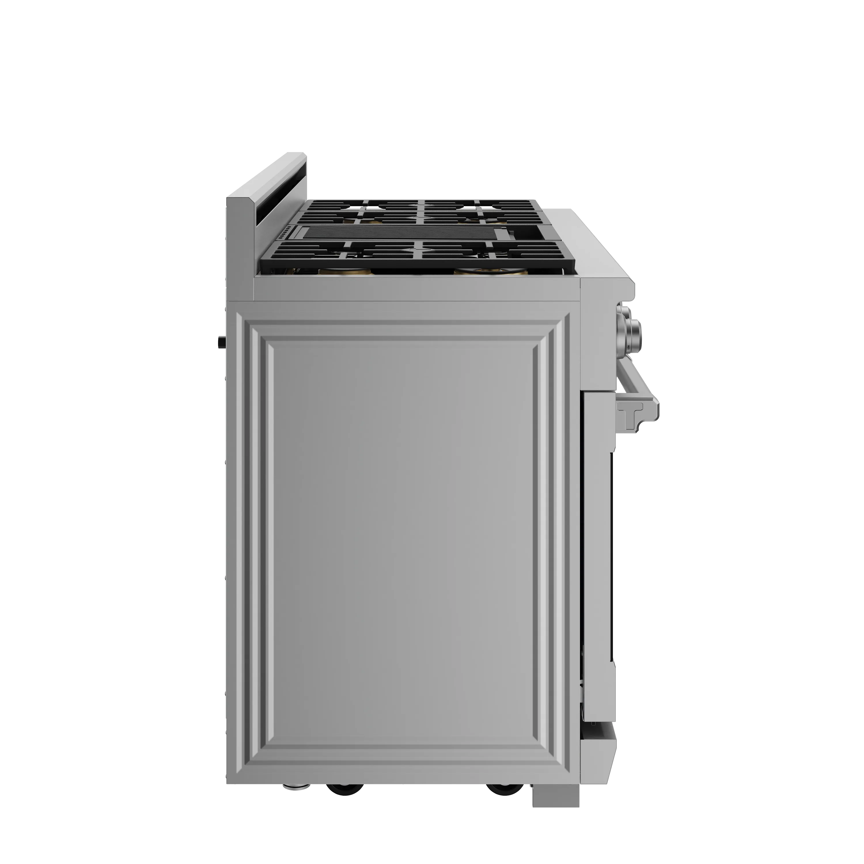 Thor Kitchen 48-Inch Professional Dual Fuel Range with Liquid Propane Gas Cooktop and Electric Convection Oven in Stainless Steel (XRD48ELP) - Image 12