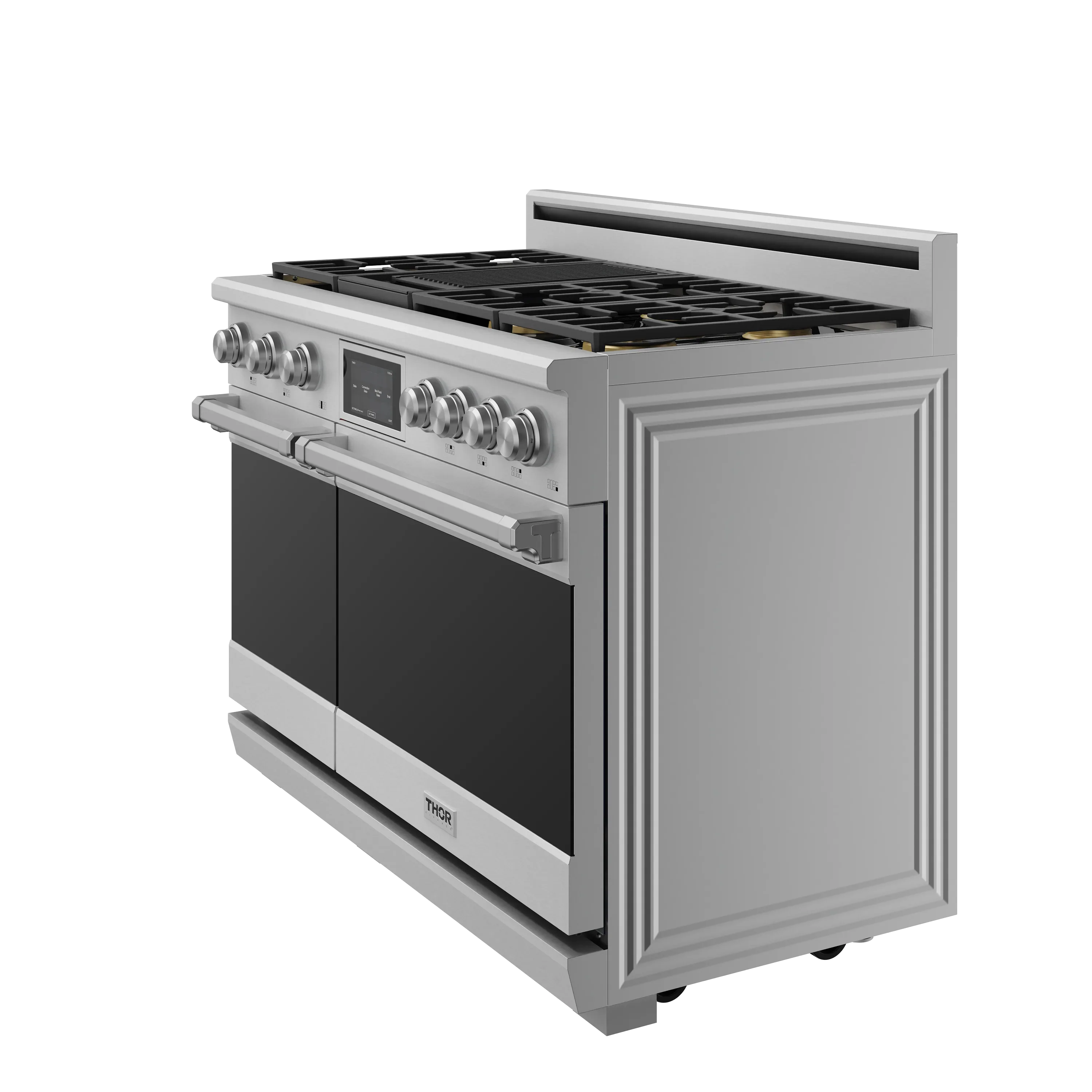 Thor Kitchen 48-Inch Professional Dual Fuel Range - Natural Gas Cooktop with Electric Convection Oven in Stainless Steel (XRD48E) - Image 9