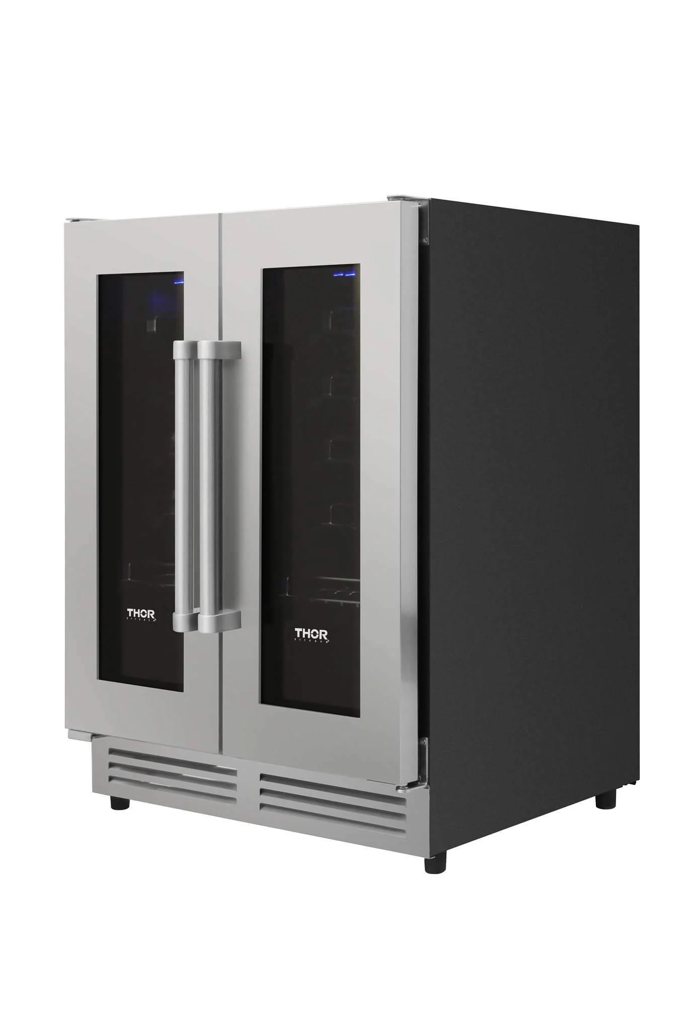 Thor Kitchen A-Series 6-Piece Appliance Package - 48-Inch Gas Range, Pro-Style Wall Mount Range Hood, Refrigerator with Water Dispenser, Dishwasher, Microwave, and Wine Cooler in Stainless Steel - Image 60