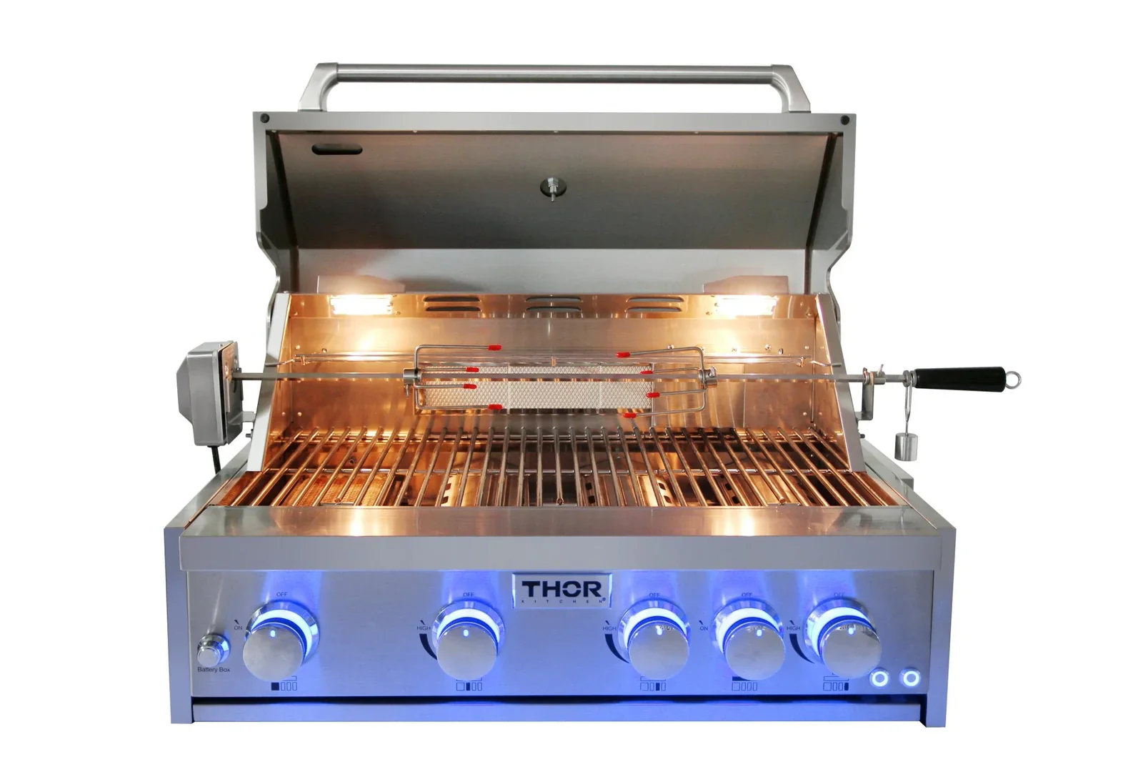 Thor Kitchen 6-Piece Outdoor Kitchen Natural Gas Grill Package - Image 4