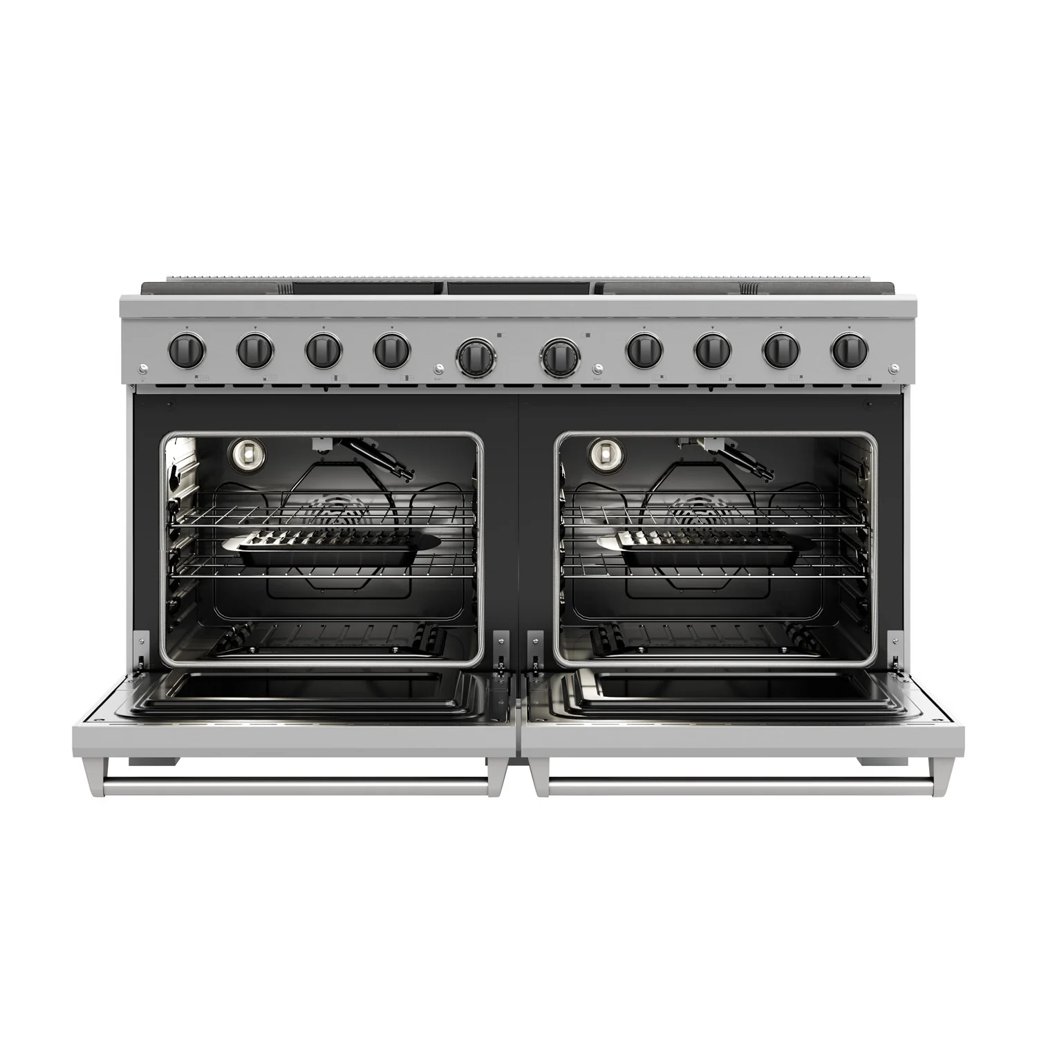 Thor Kitchen 60-Inch Professional Propane Gas Range in Stainless Steel (LRG60ELP) - Image 6