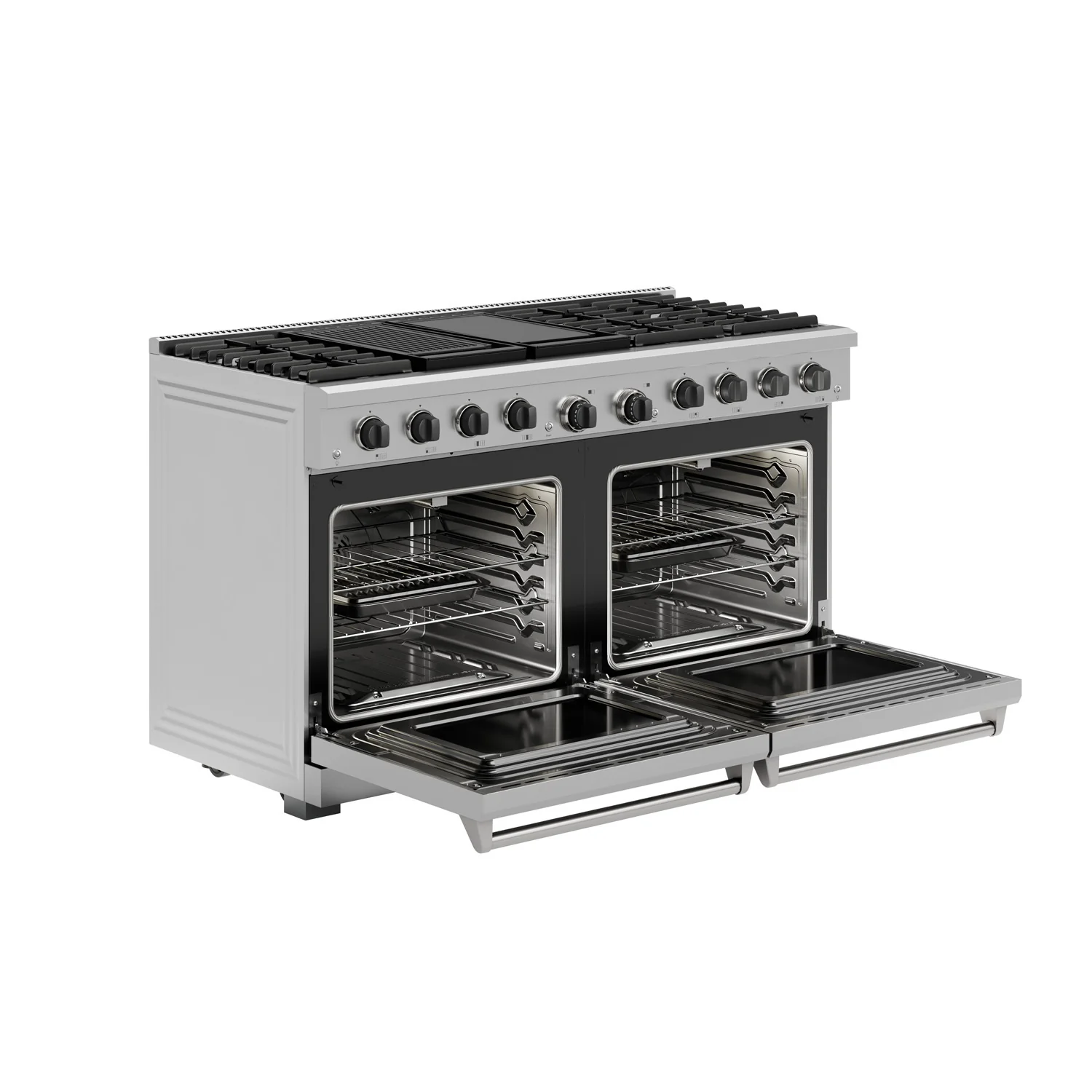 Thor Kitchen 60-Inch Professional Propane Gas Range in Stainless Steel (LRG60ELP) - Image 7