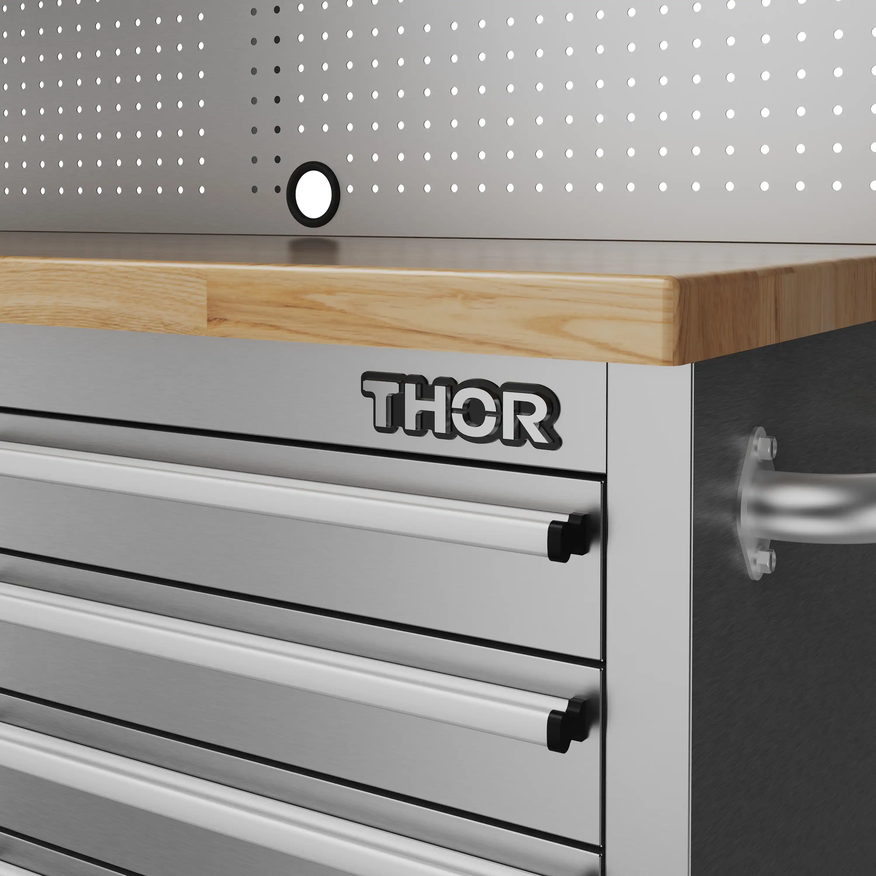 Thor 72-Inch Premium 15-Drawer Mobile Tool Workbench with Upper Storage (TC7215UC) - Image 15