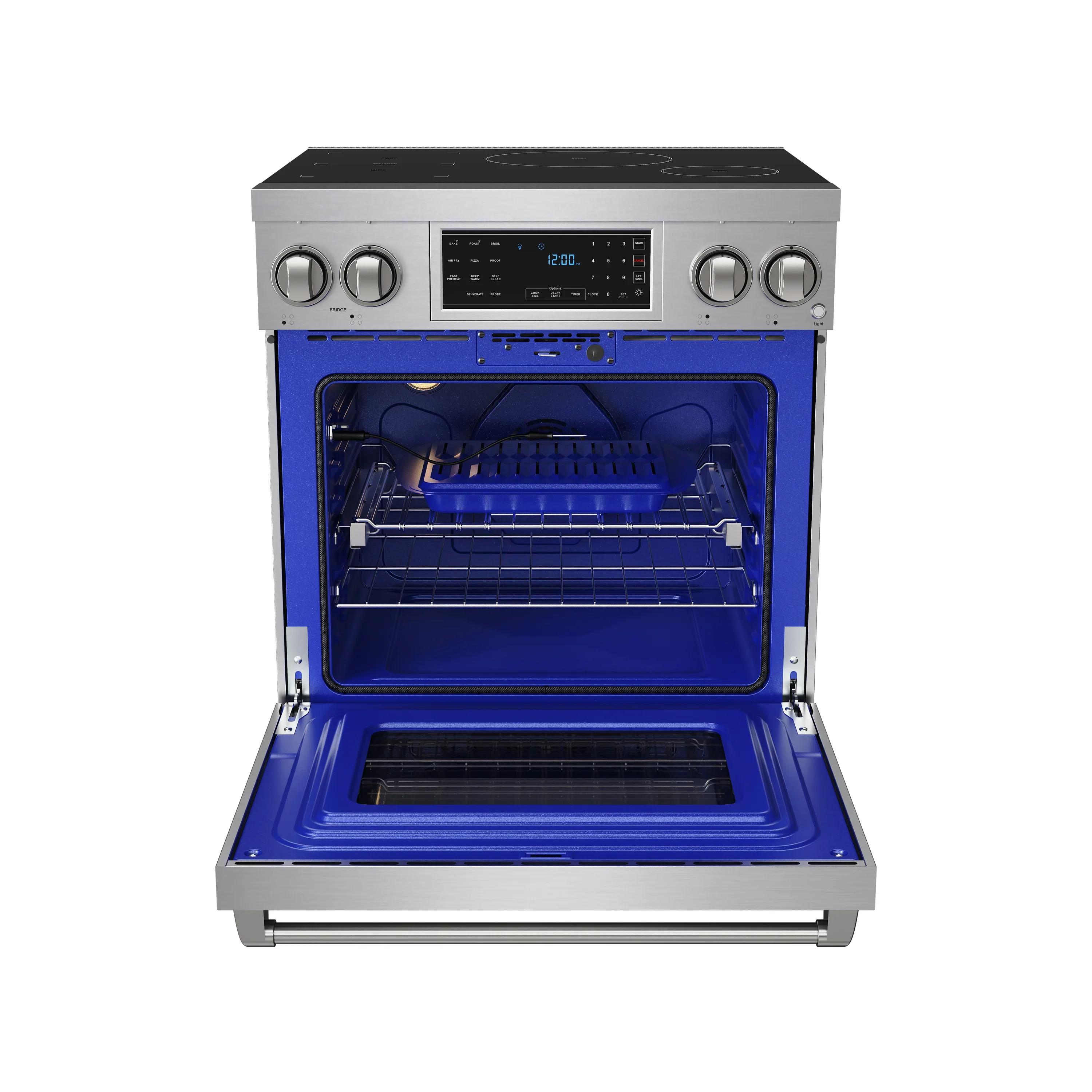 Gordon Ramsay by Thor Kitchen 30-Inch Professional Induction Range with Tilt Panel Touch Control in Stainless Steel (RSI30) - Image 3