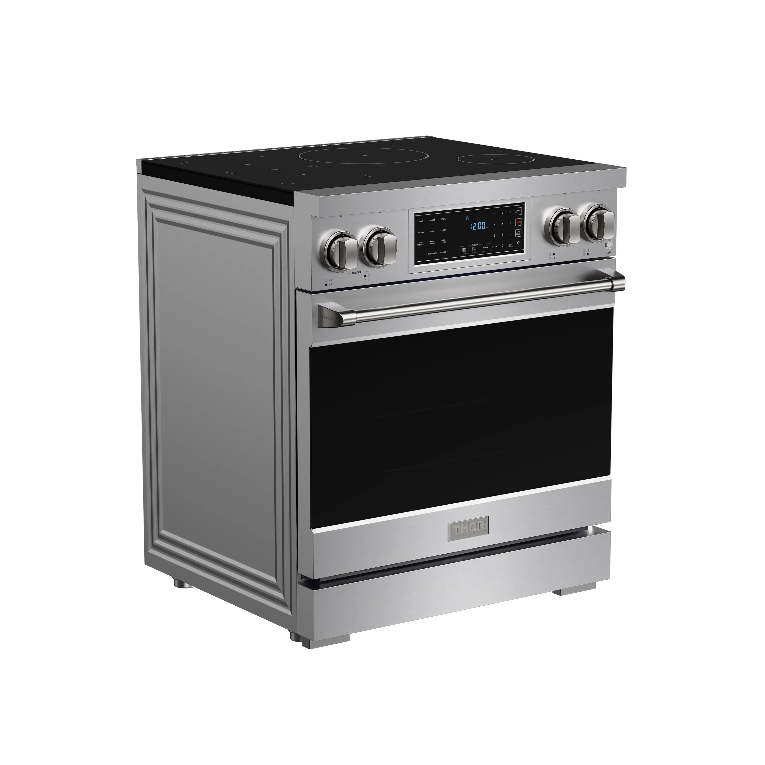 Gordon Ramsay by Thor Kitchen 30-Inch Professional Induction Range with Tilt Panel Touch Control in Stainless Steel (RSI30) - Image 4