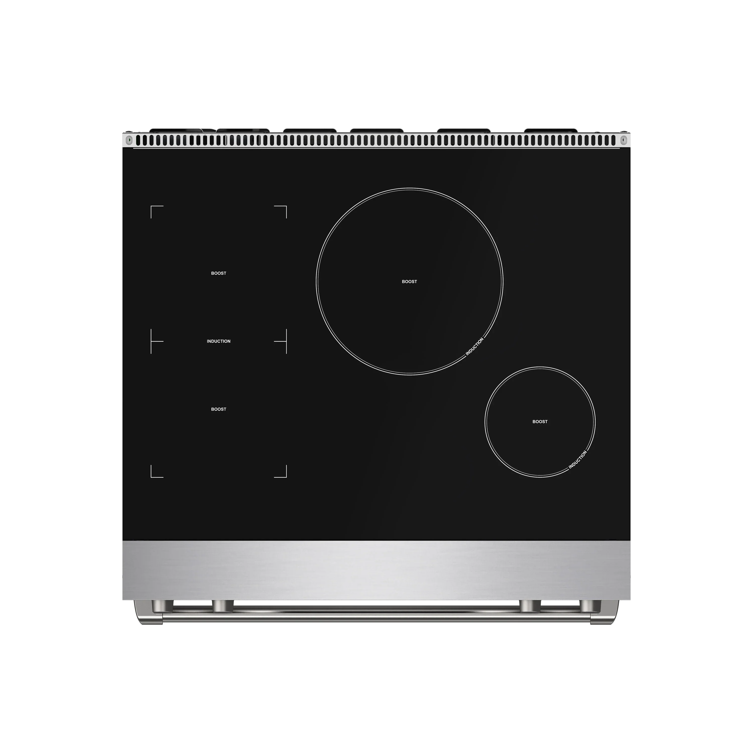 Gordon Ramsay by Thor Kitchen 30-Inch Professional Induction Range with Tilt Panel Touch Control in Stainless Steel (RSI30) - Image 8