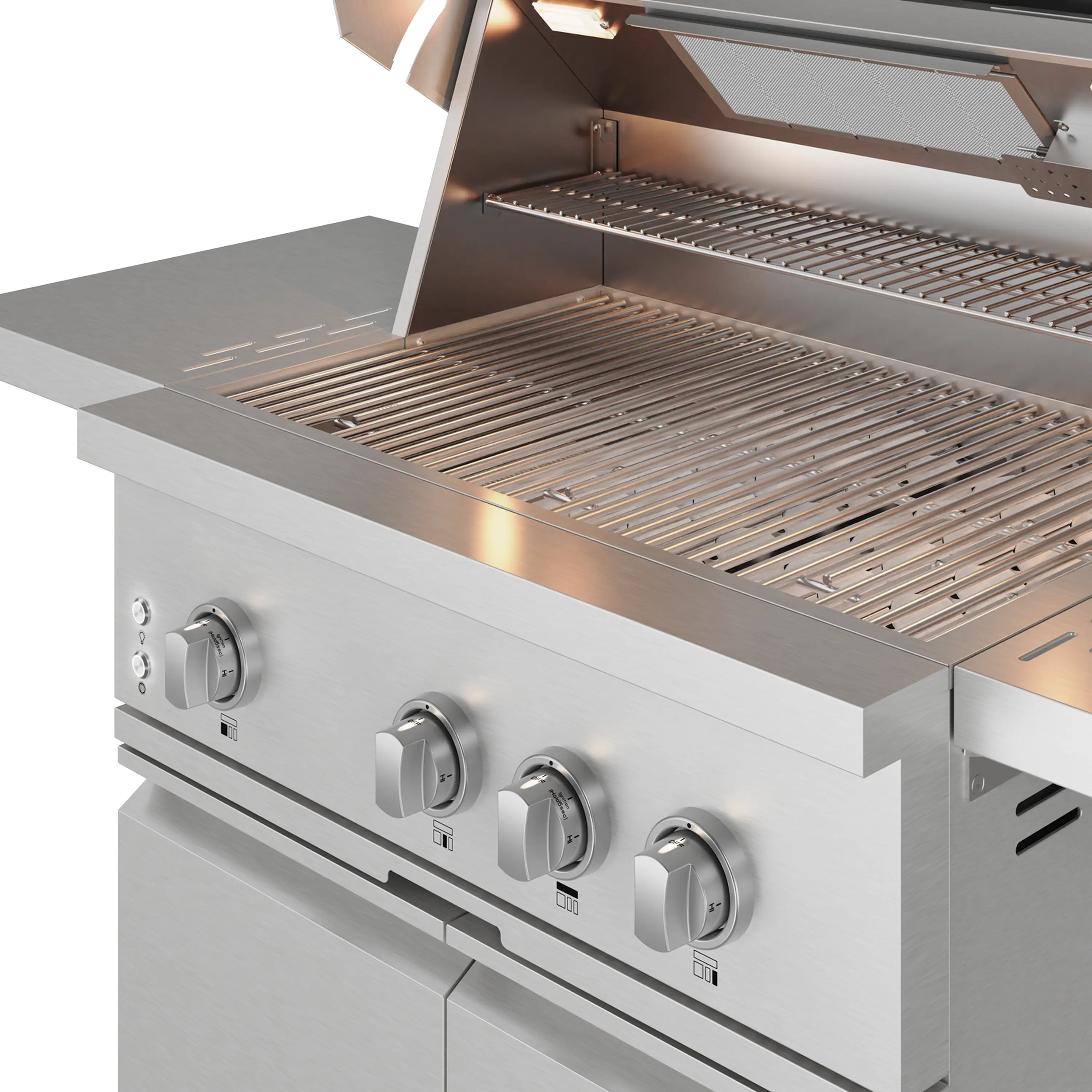 Gordon Ramsay by Thor Kitchen 32-Inch Freestanding Gas Grill with Natural Gas Kit in Stainless Steel - Image 11