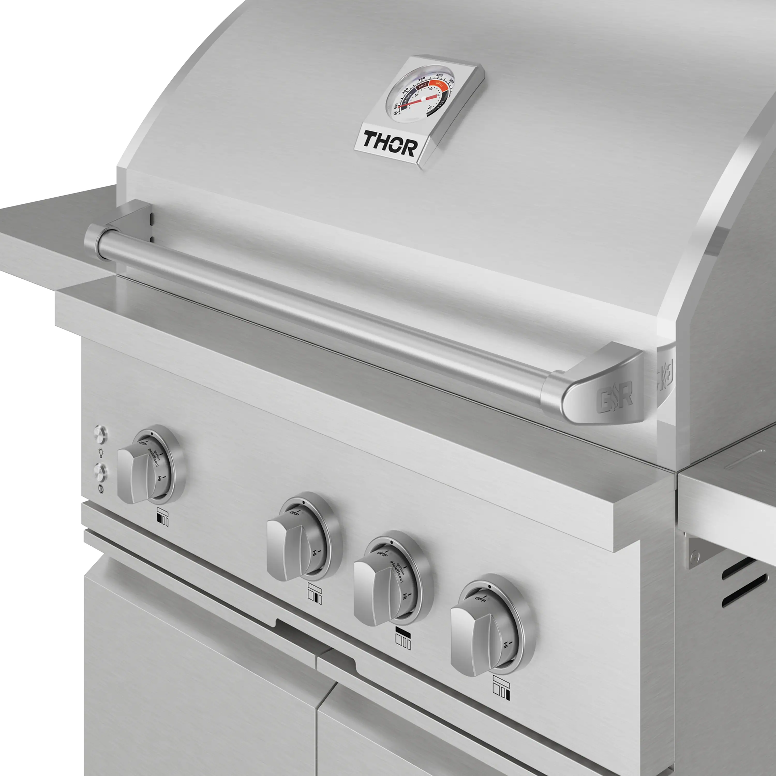 Gordon Ramsay by Thor Kitchen 32-Inch Freestanding Gas Grill with Natural Gas Kit in Stainless Steel - Image 5