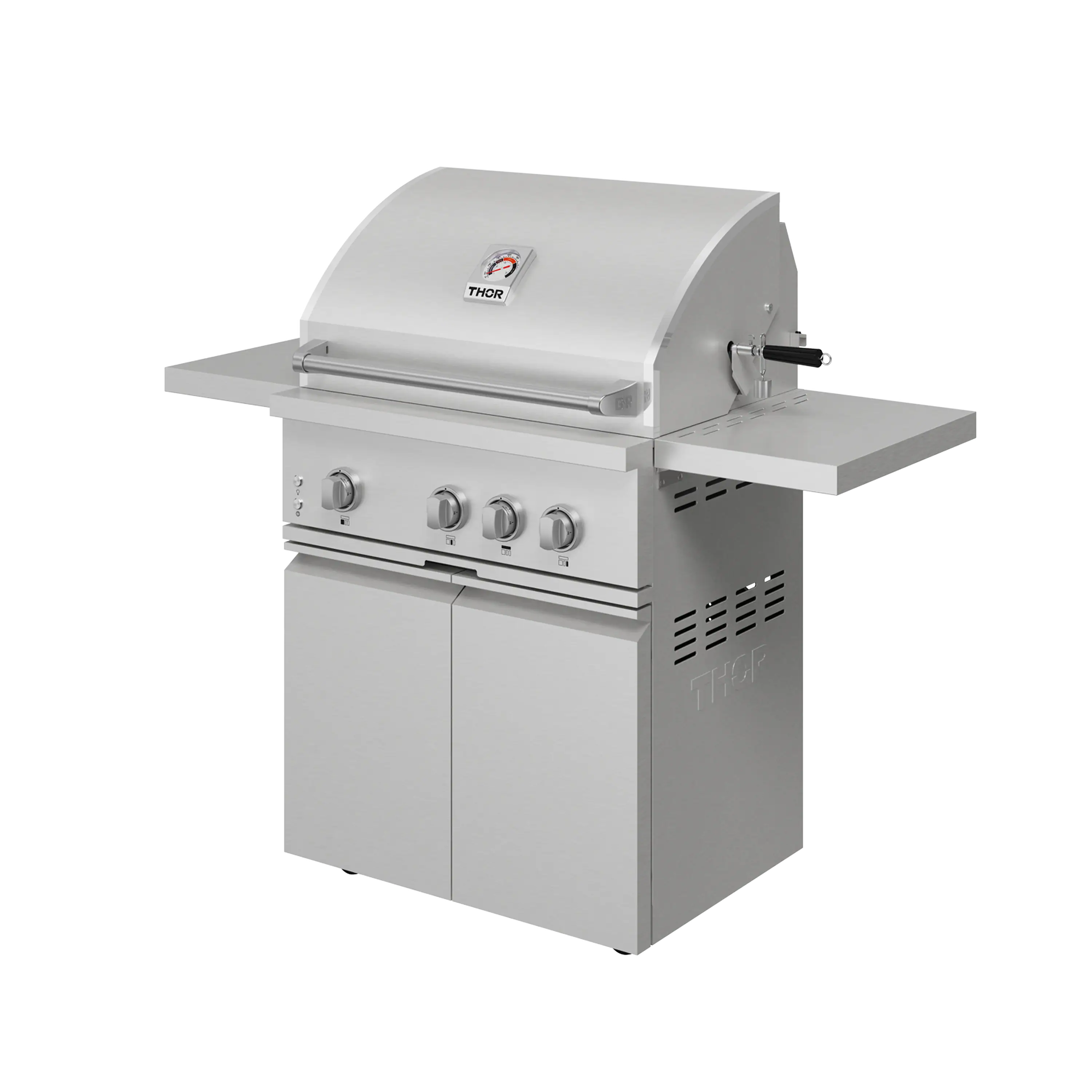 Gordon Ramsay by Thor Kitchen 32-Inch Freestanding Gas Grill with Natural Gas Kit in Stainless Steel - Image 7
