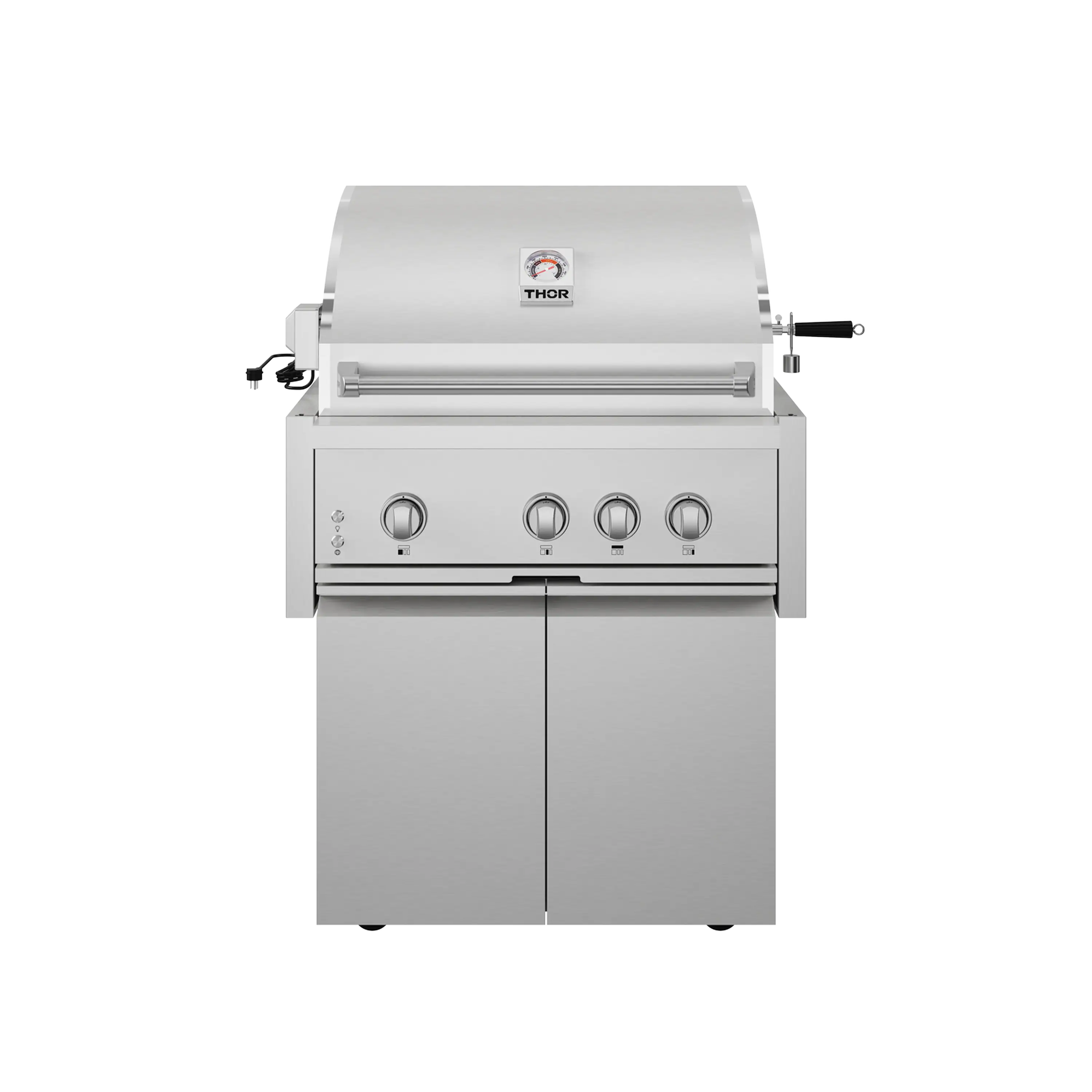 Gordon Ramsay by Thor Kitchen 32-Inch Freestanding Liquid Propane Gas Grill in Stainless Steel (RBG3201) - Image 2
