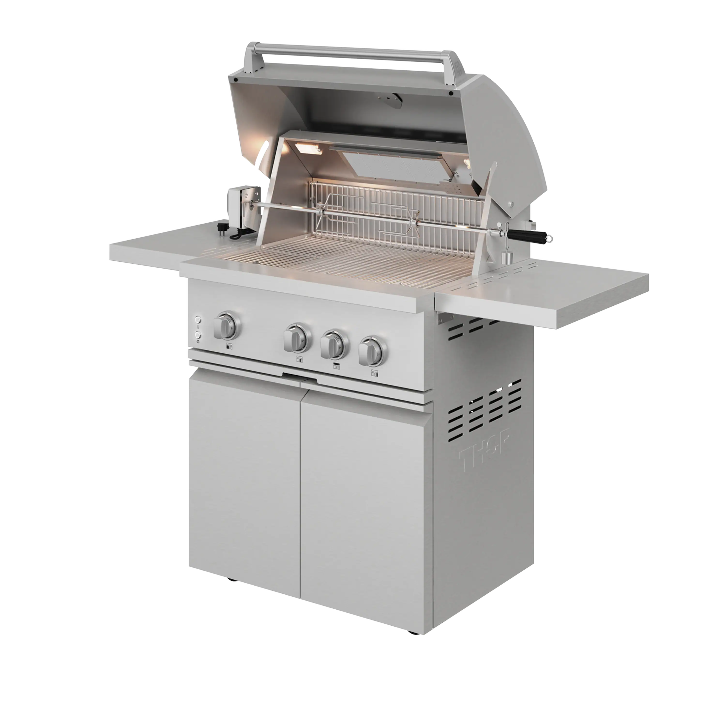 Gordon Ramsay by Thor Kitchen 32-Inch Freestanding Liquid Propane Gas Grill in Stainless Steel (RBG3201) - Image 8