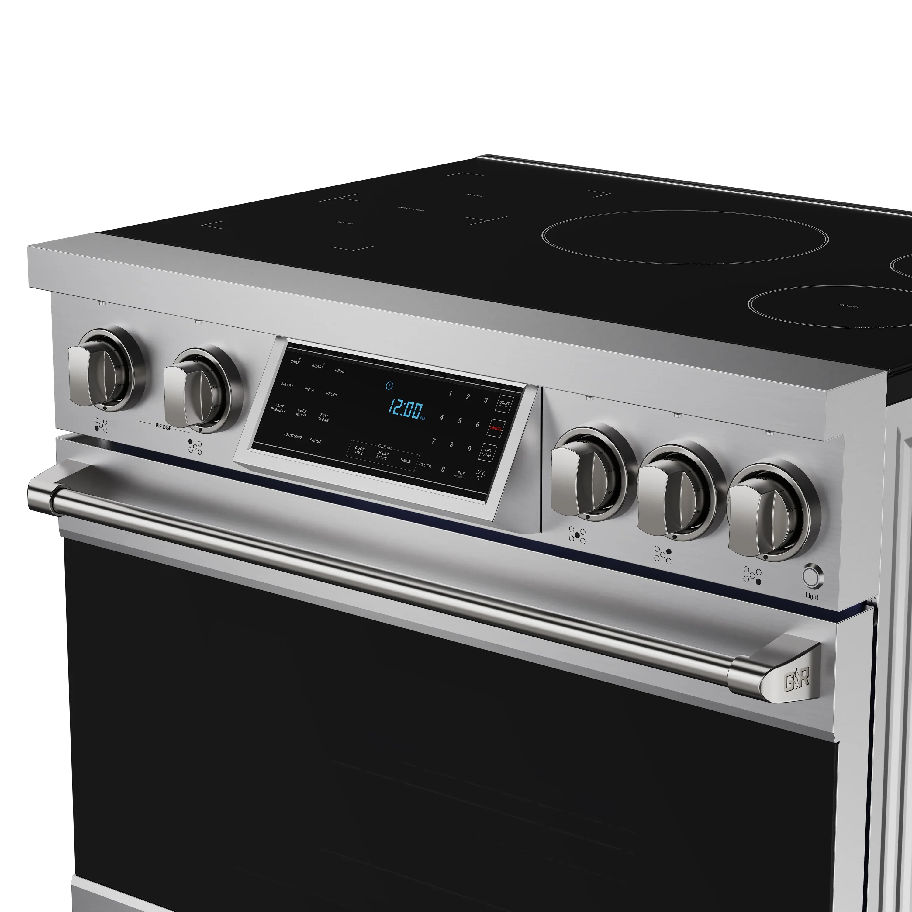 Gordon Ramsay by Thor Kitchen 36-Inch Professional Induction Range with Tilt Panel Touch Control in Stainless Steel (RSI36) - Image 5