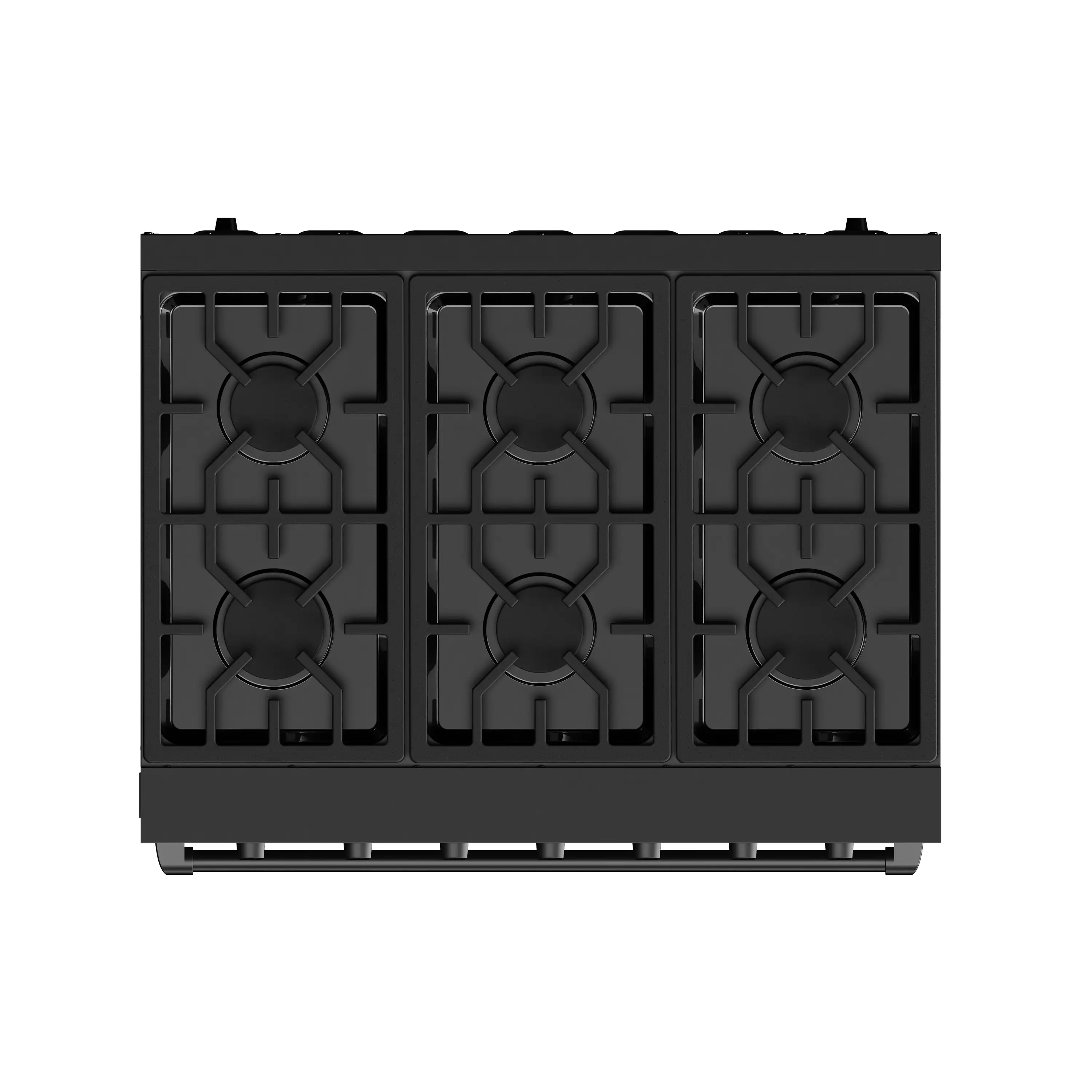 Gordon Ramsay by Thor Kitchen 36-inch Professional Natural Gas Range with Precision Knob in Black (RSG36PB) - Image 6