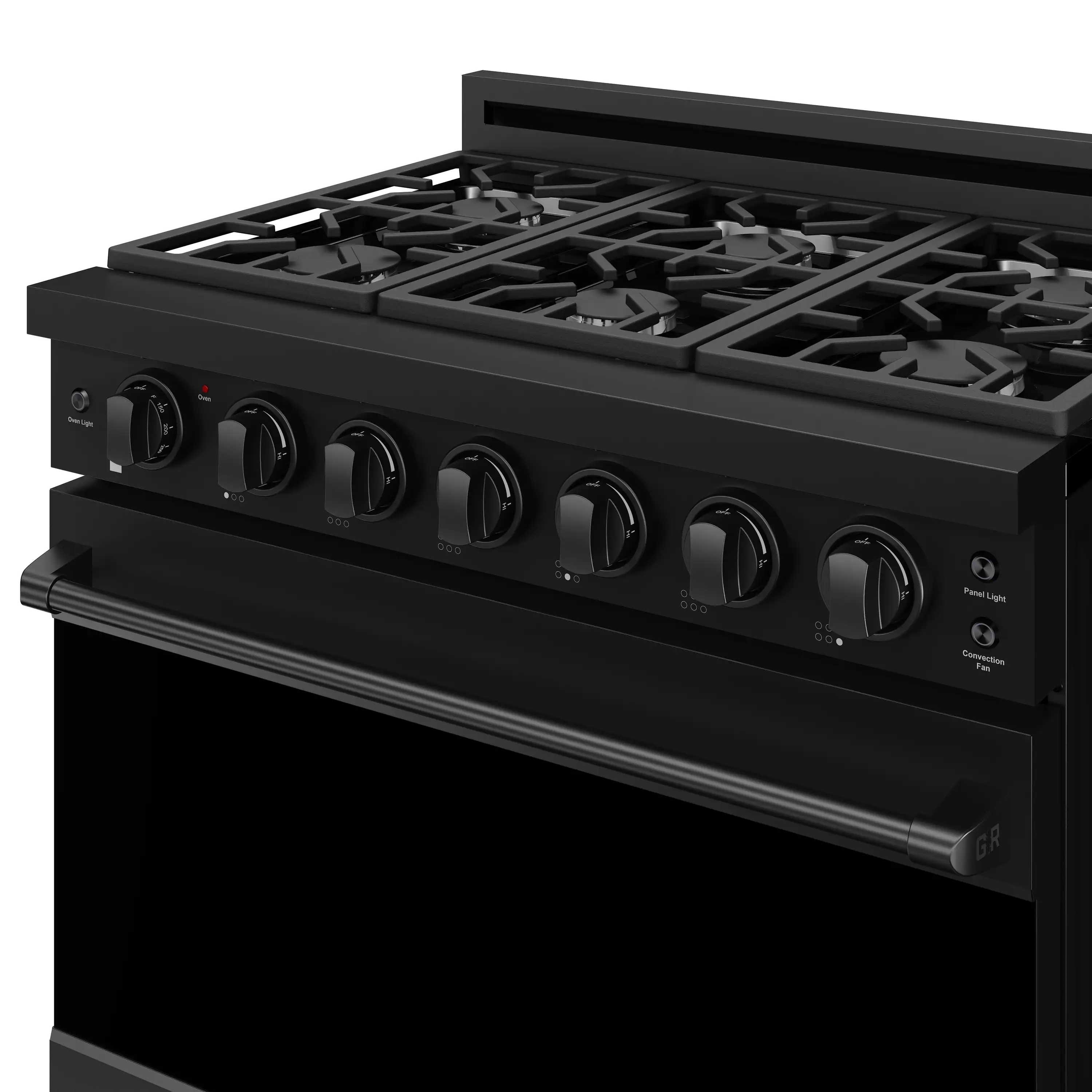 Gordon Ramsay by Thor Kitchen 36-inch Professional Natural Gas Range with Precision Knob in Black (RSG36PB) - Image 7