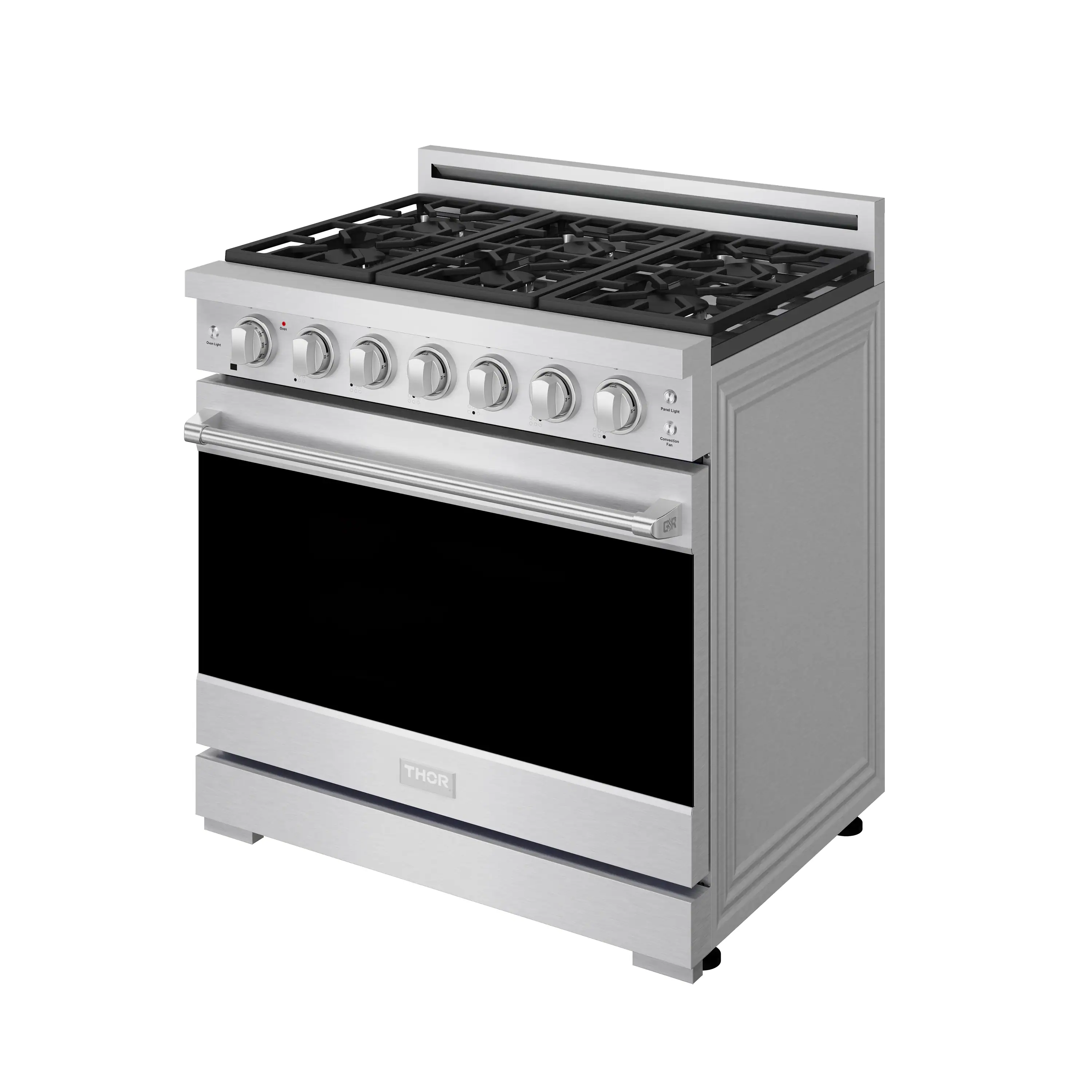 Gordon Ramsay by Thor Kitchen 36-inch Professional Natural Gas Range with Precision Knob in Stainless Steel (RSG36P) - Image 3