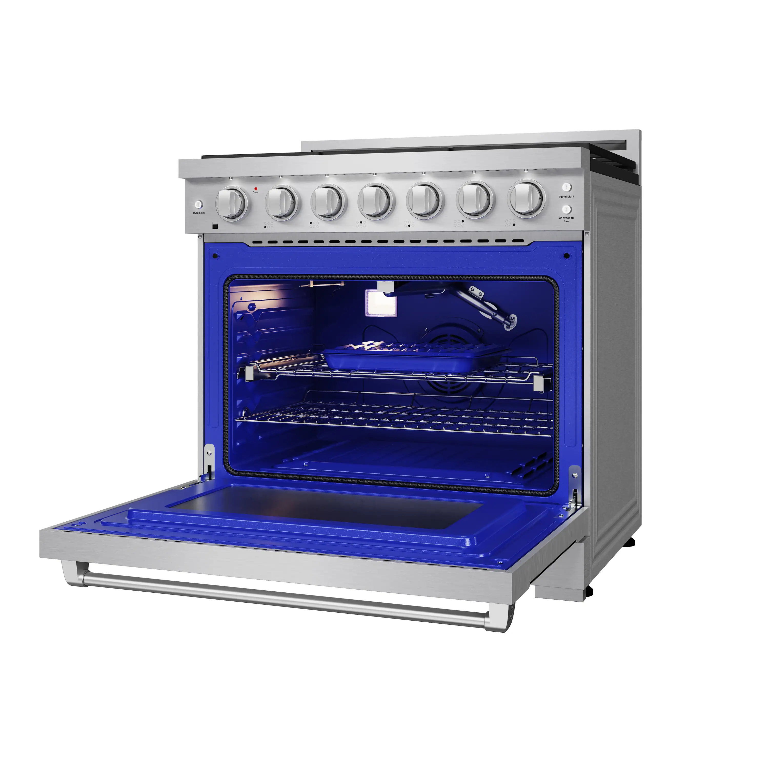 Gordon Ramsay by Thor Kitchen 36-inch Professional Natural Gas Range with Precision Knob in Stainless Steel (RSG36P) - Image 5