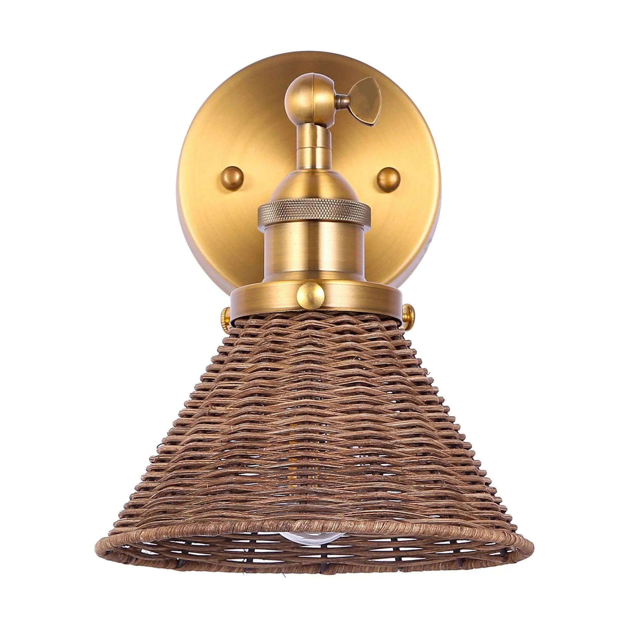 Parrot Uncle Traditional 1-Light Golden Wall Light (W2205110V) - Image 14