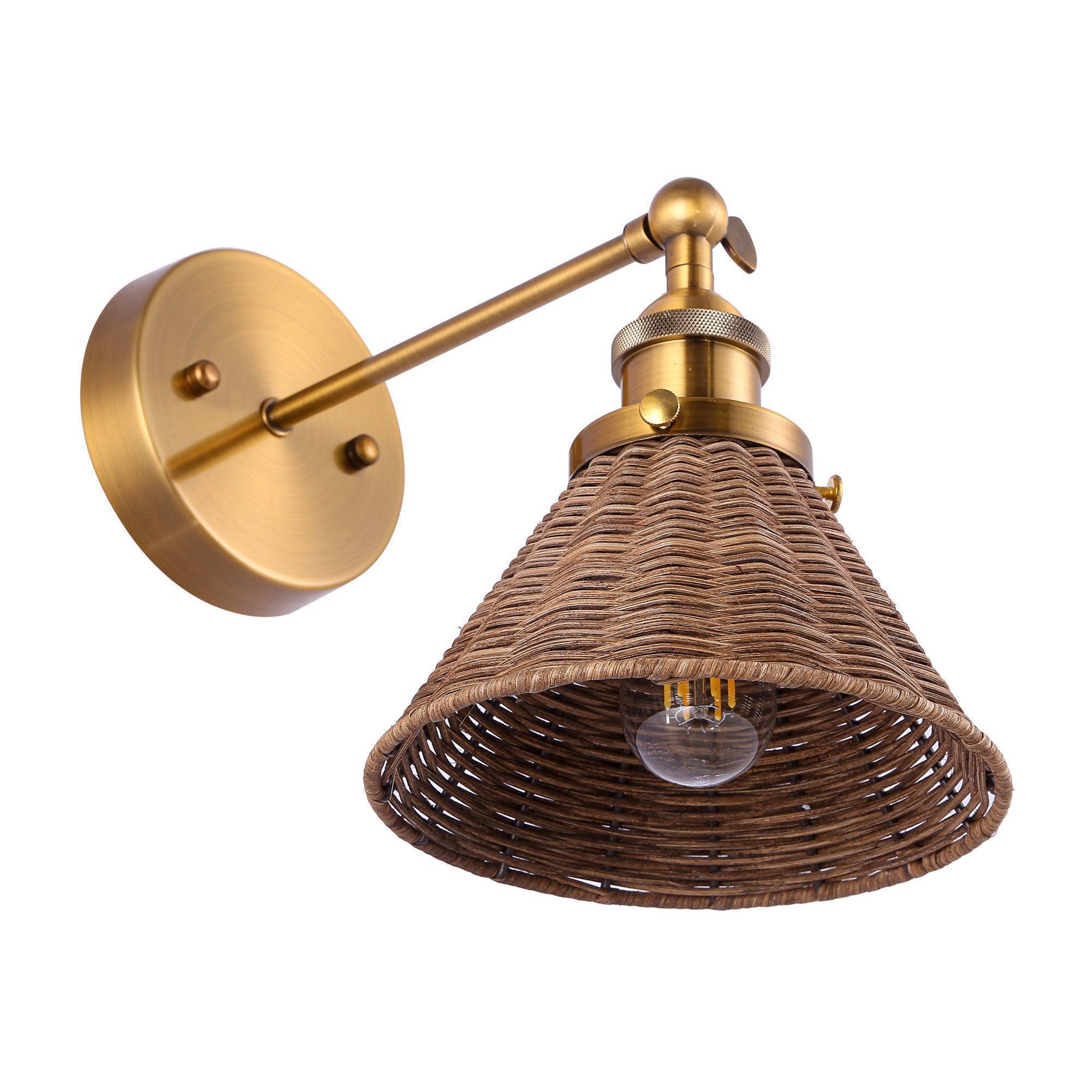 Parrot Uncle Traditional 1-Light Golden Wall Light (W2205110V) - Image 15