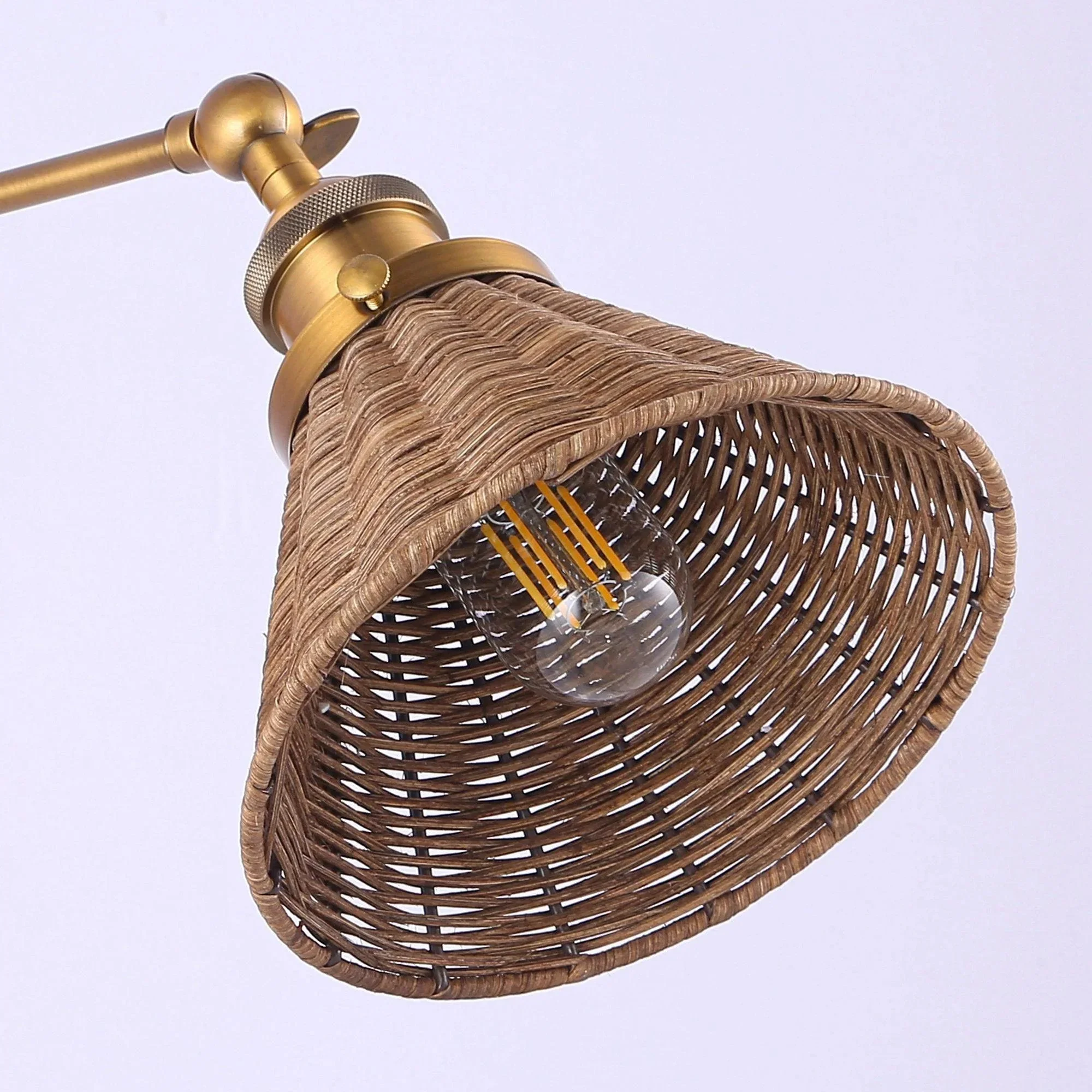 Parrot Uncle Traditional 1-Light Golden Wall Light (W2205110V) - Image 3
