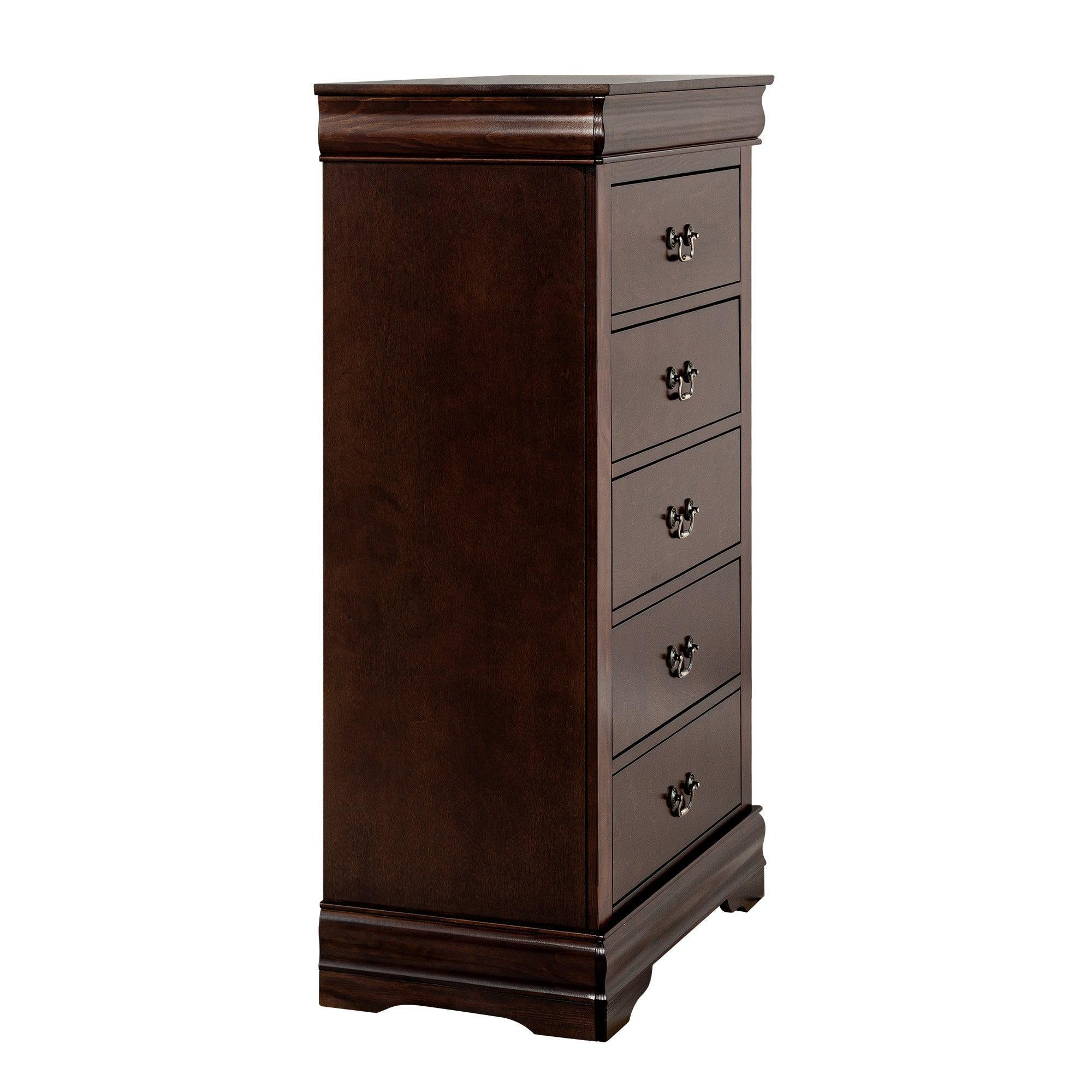 Parrot Uncle Transitional 5-Drawer 31.5-Inch Wide Chest of Drawers with Bracket Feet - Image 21