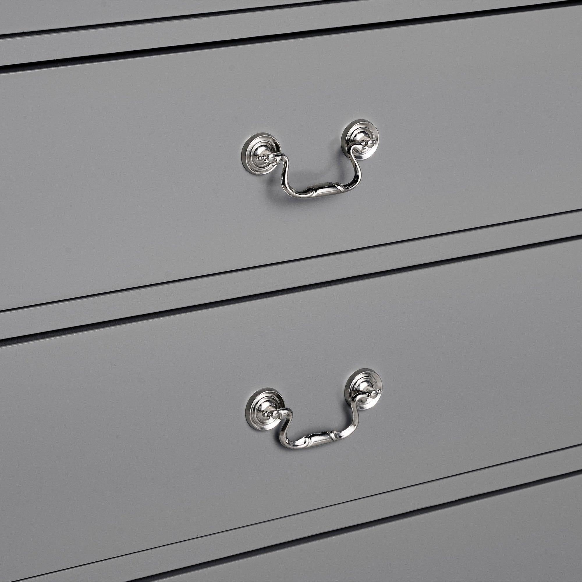 Parrot Uncle Transitional 5-Drawer 31.5-Inch Wide Chest of Drawers with Bracket Feet - Image 28