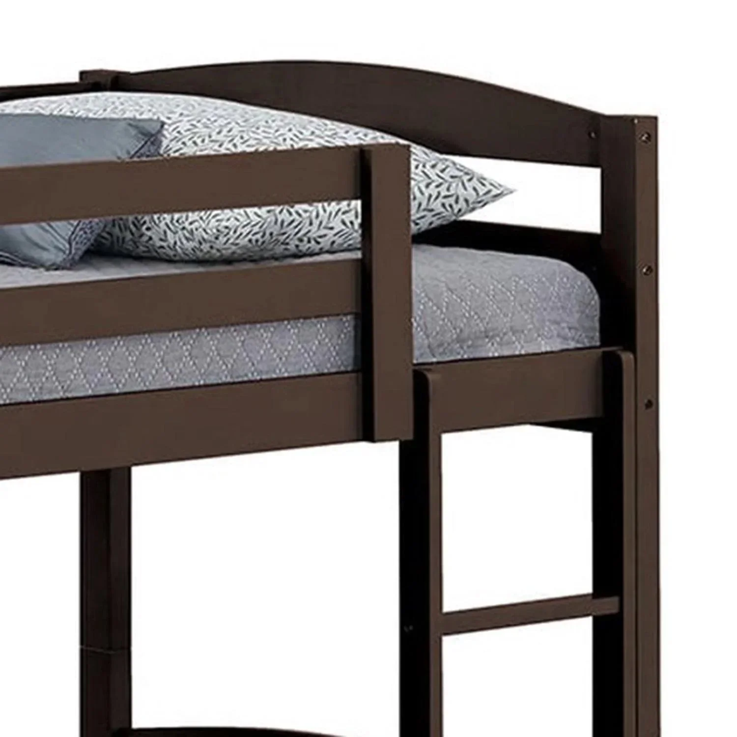 Parrot Uncle Transitional Solid Hardwood Twin over Twin Bunk Bed, Patented Insert & Lock Joint for Extra Safety for Kids - Image 16