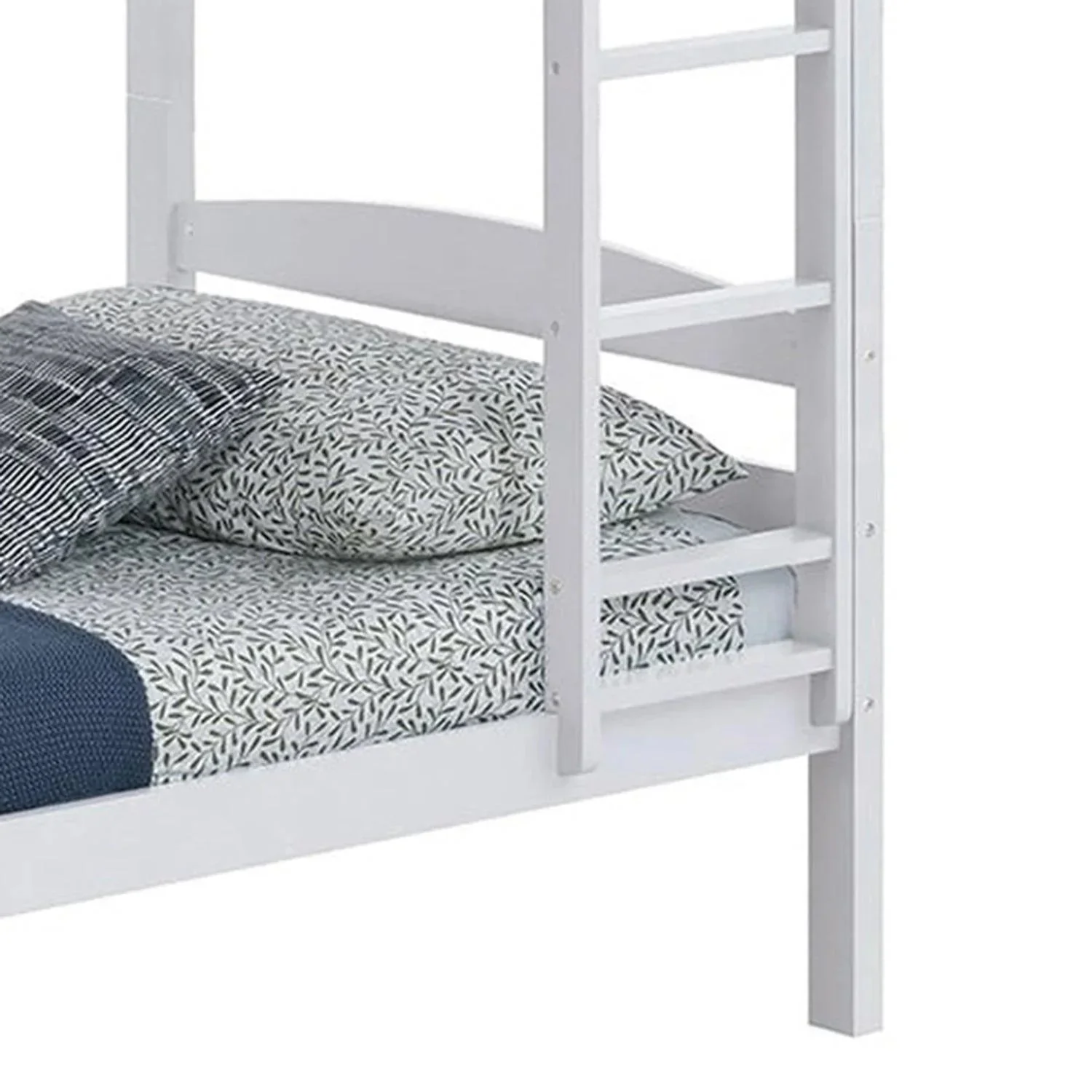 Parrot Uncle Transitional Solid Hardwood Twin over Twin Bunk Bed, Patented Insert & Lock Joint for Extra Safety for Kids - Image 21