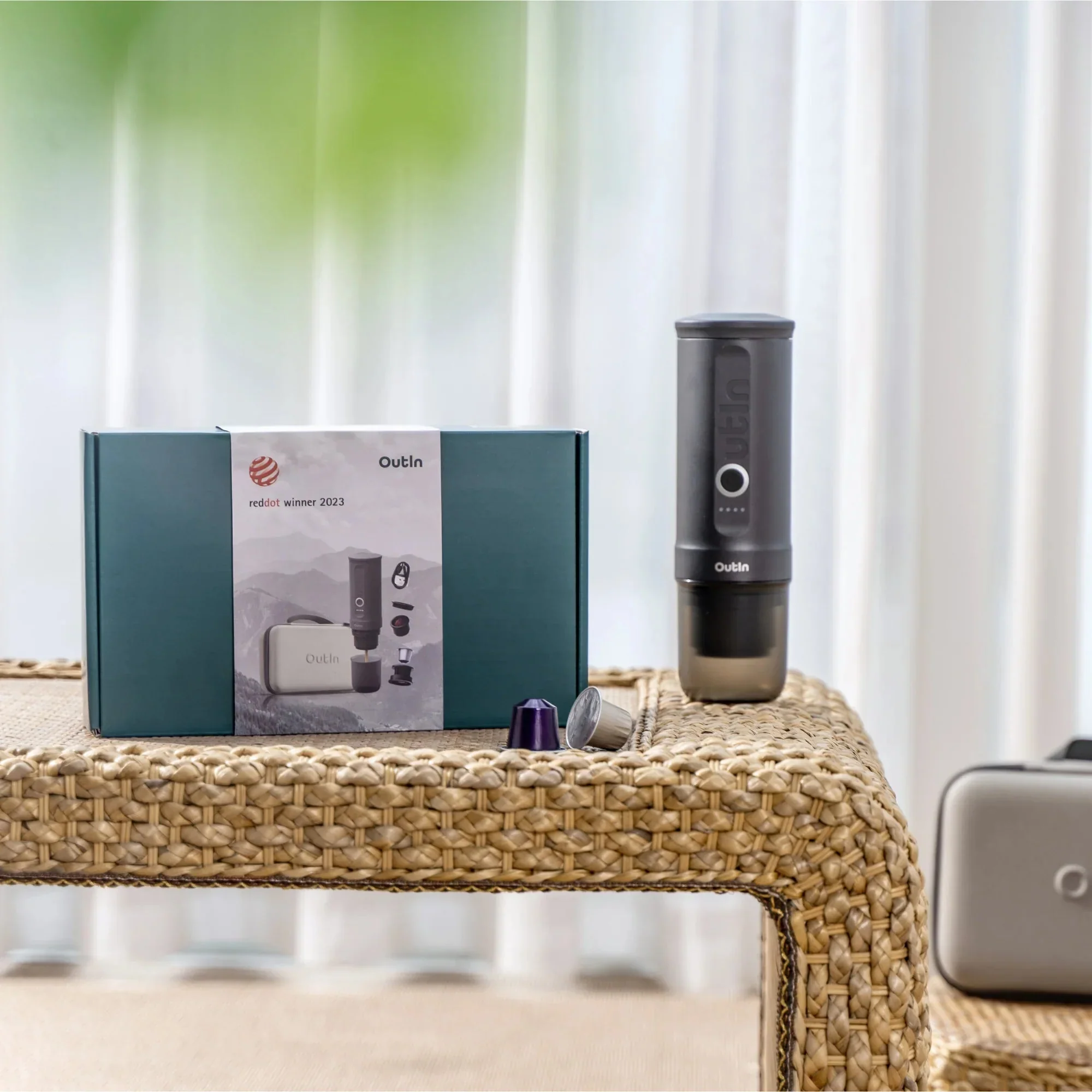 Outlin Nano Traveler Espresso Gift Set in Space Grey (OTEM-01-SG-Bag) - Image 4